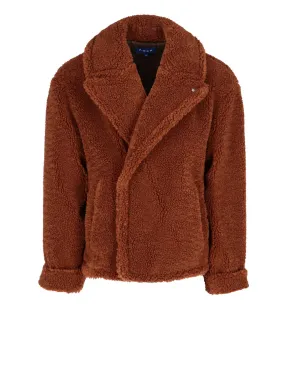 Ader Error Faux Shearling Teddy Coat