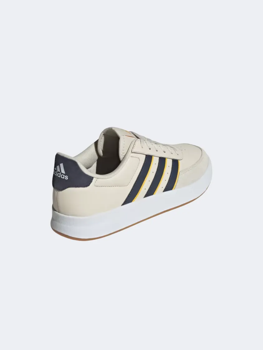 Adidas Breaknet 2.0 Men Sportswear Shoes Aluminium/Navy/Gold