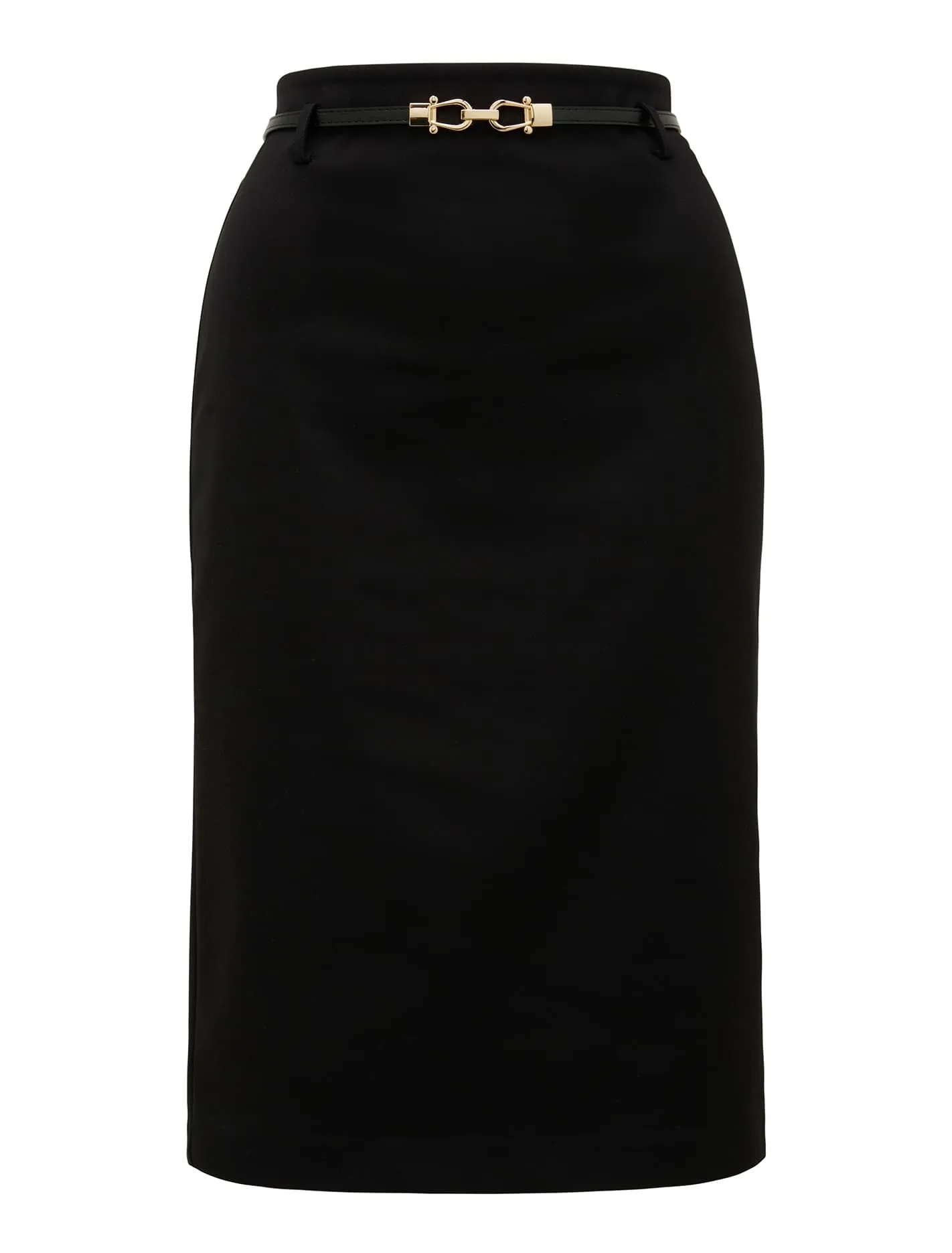 Adina Belted Pencil Skirt