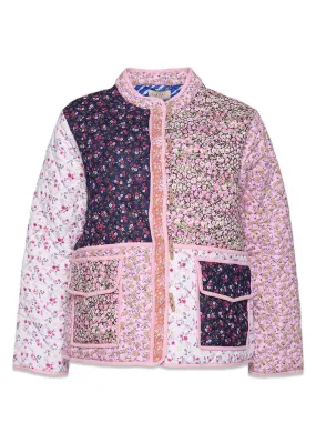 Adriane Quilted Cotton Jacket - Rose