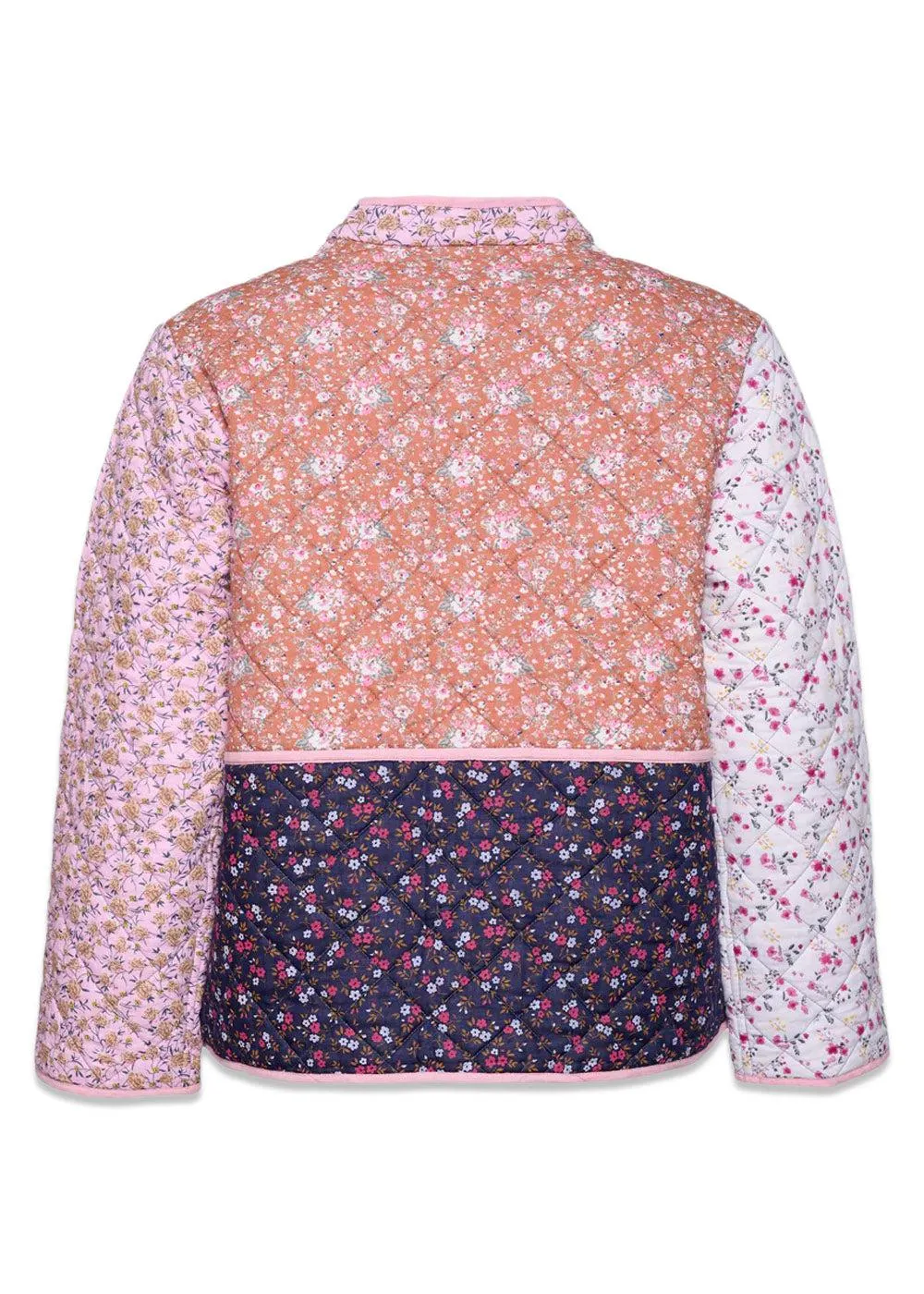 Adriane Quilted Cotton Jacket - Rose