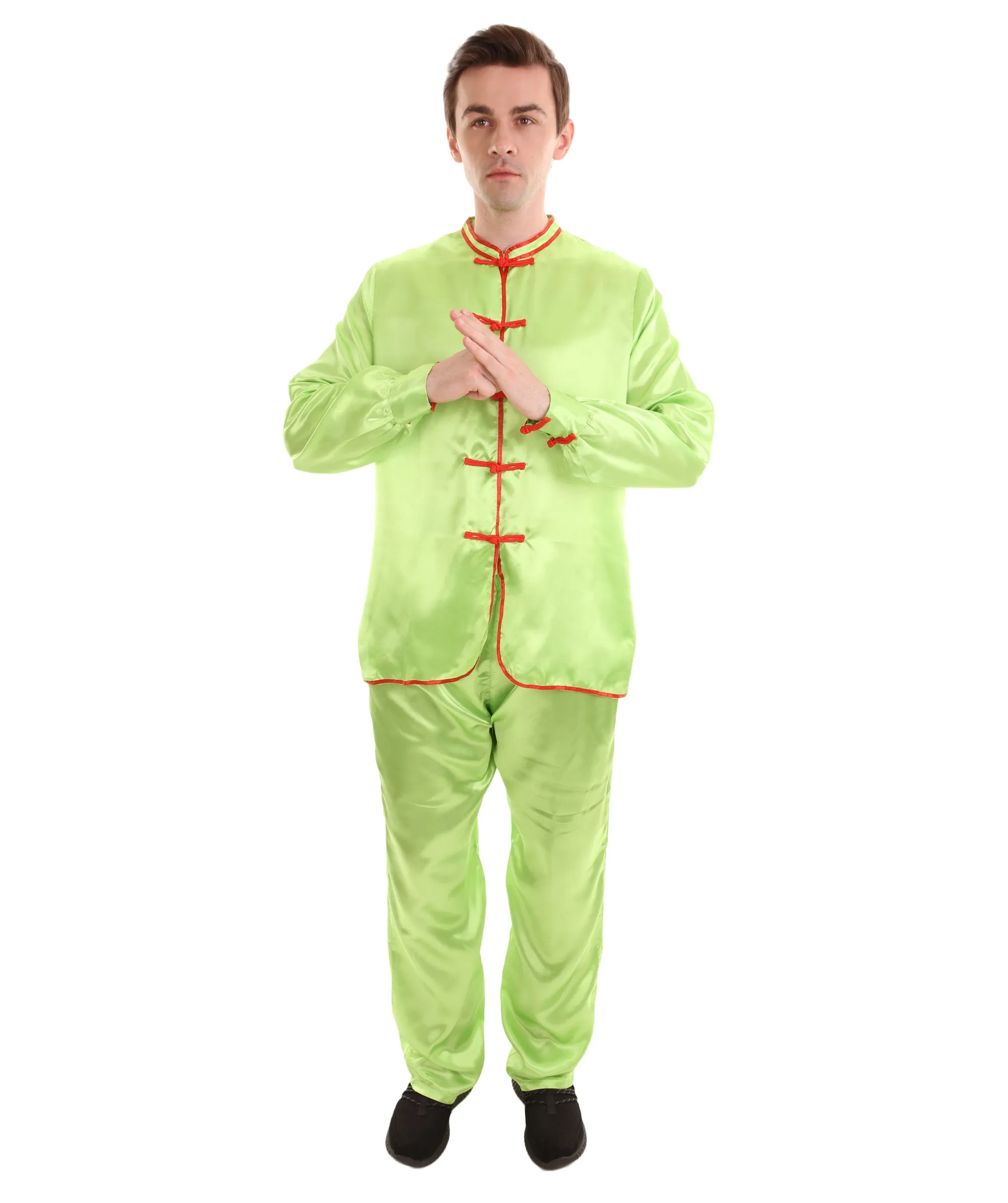 Adult Men's Chinese Traditional Kung Fu Costume | Multiple Color Options Cosplay Costume