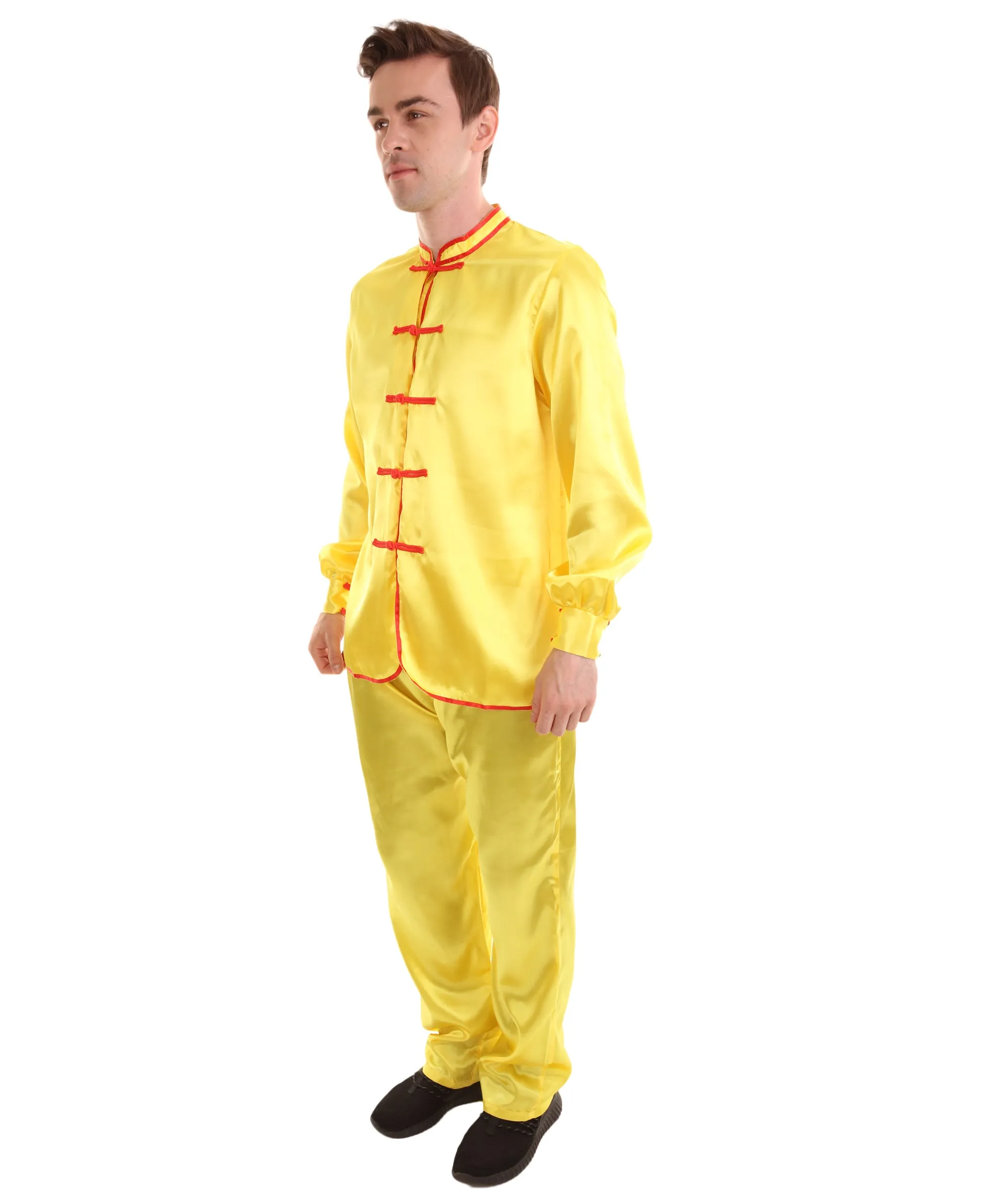 Adult Men's Chinese Traditional Kung Fu Costume | Multiple Color Options Cosplay Costume