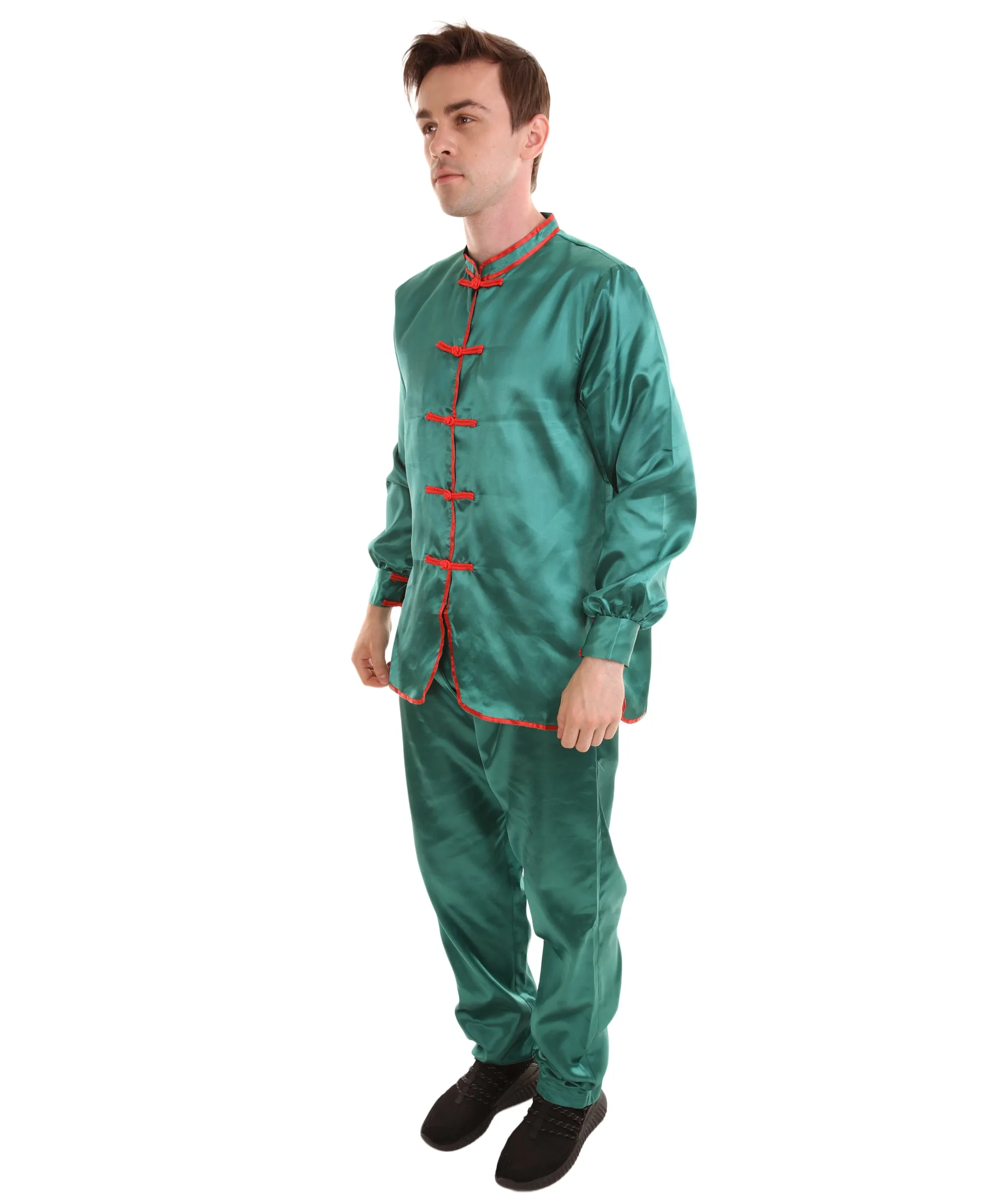 Adult Men's Chinese Traditional Kung Fu Costume | Multiple Color Options Cosplay Costume