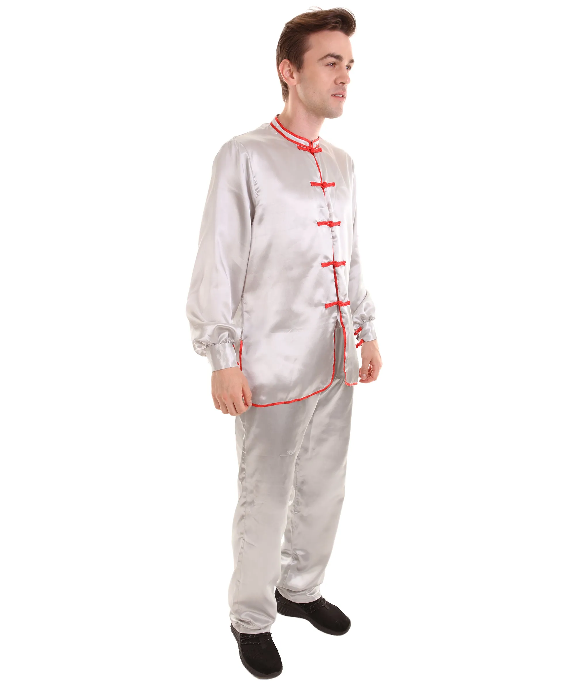 Adult Men's Chinese Traditional Kung Fu Costume | Multiple Color Options Cosplay Costume