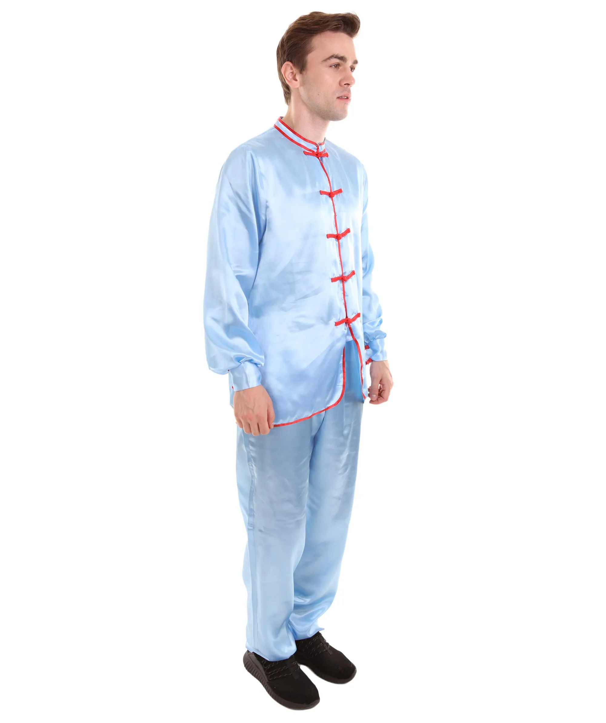 Adult Men's Chinese Traditional Kung Fu Costume | Multiple Color Options Cosplay Costume