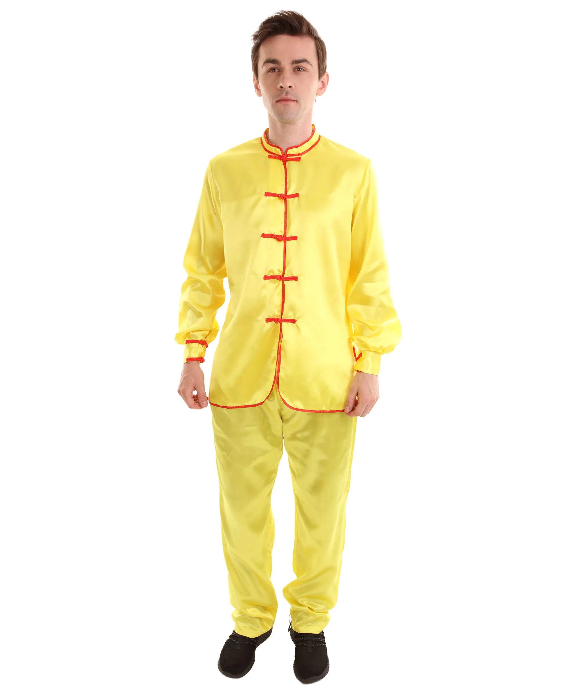 Adult Men's Chinese Traditional Kung Fu Costume | Multiple Color Options Cosplay Costume