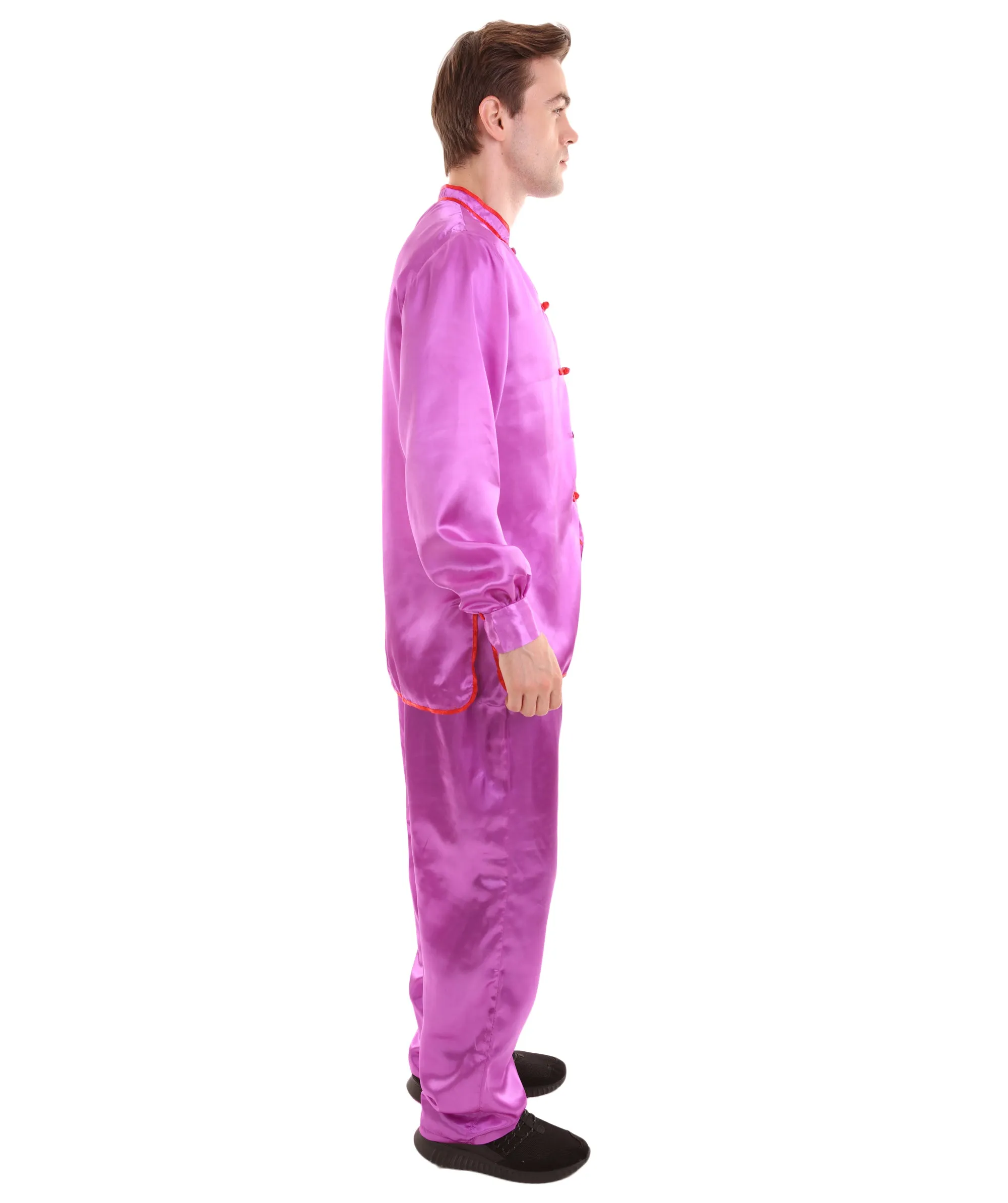 Adult Men's Chinese Traditional Kung Fu Costume | Multiple Color Options Cosplay Costume