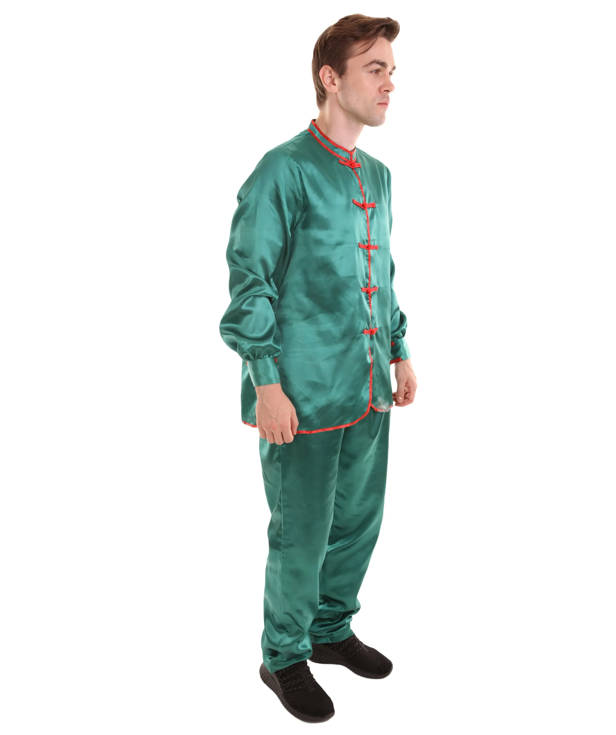 Adult Men's Chinese Traditional Kung Fu Costume | Multiple Color Options Cosplay Costume