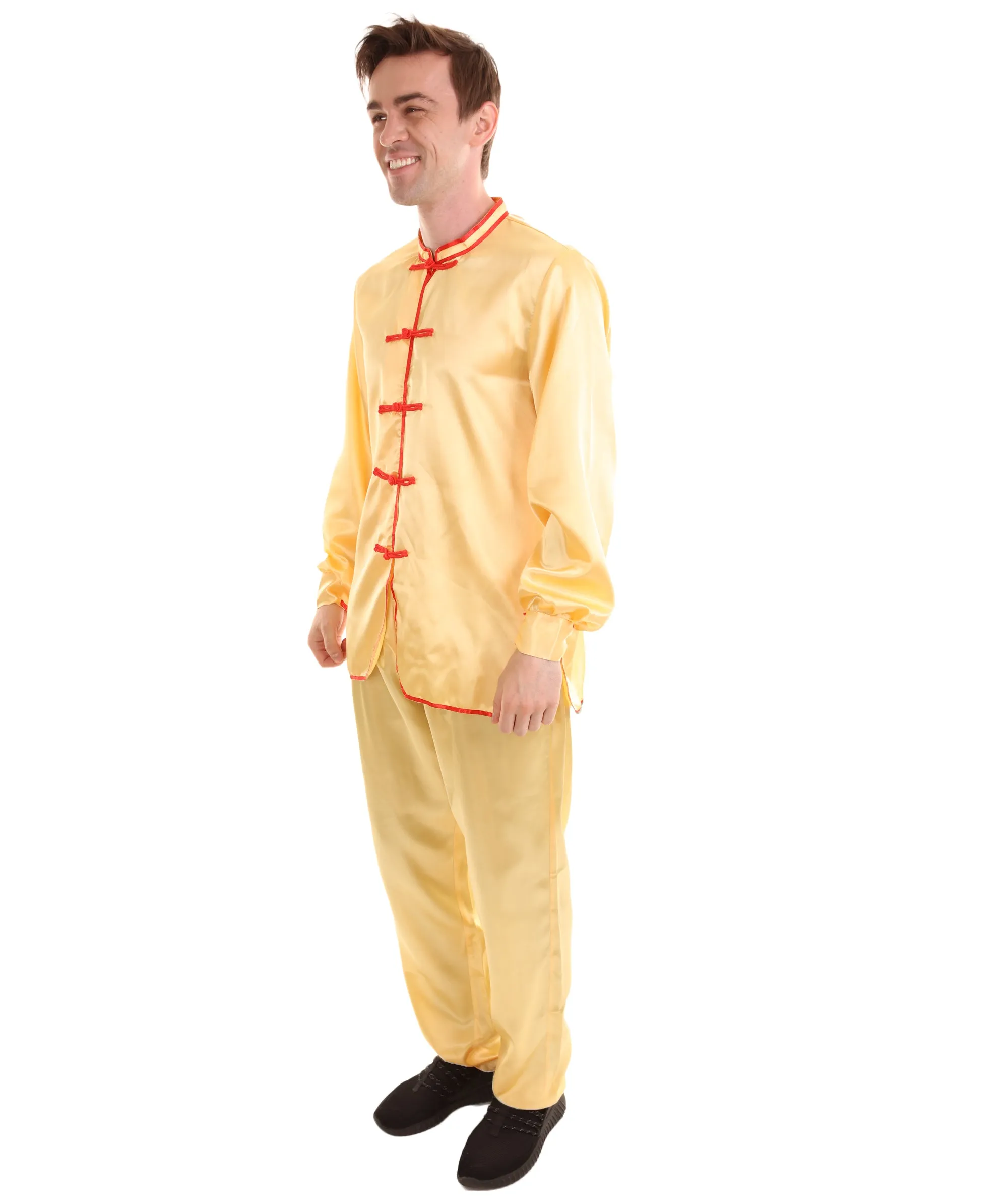 Adult Men's Chinese Traditional Kung Fu Costume | Multiple Color Options Cosplay Costume