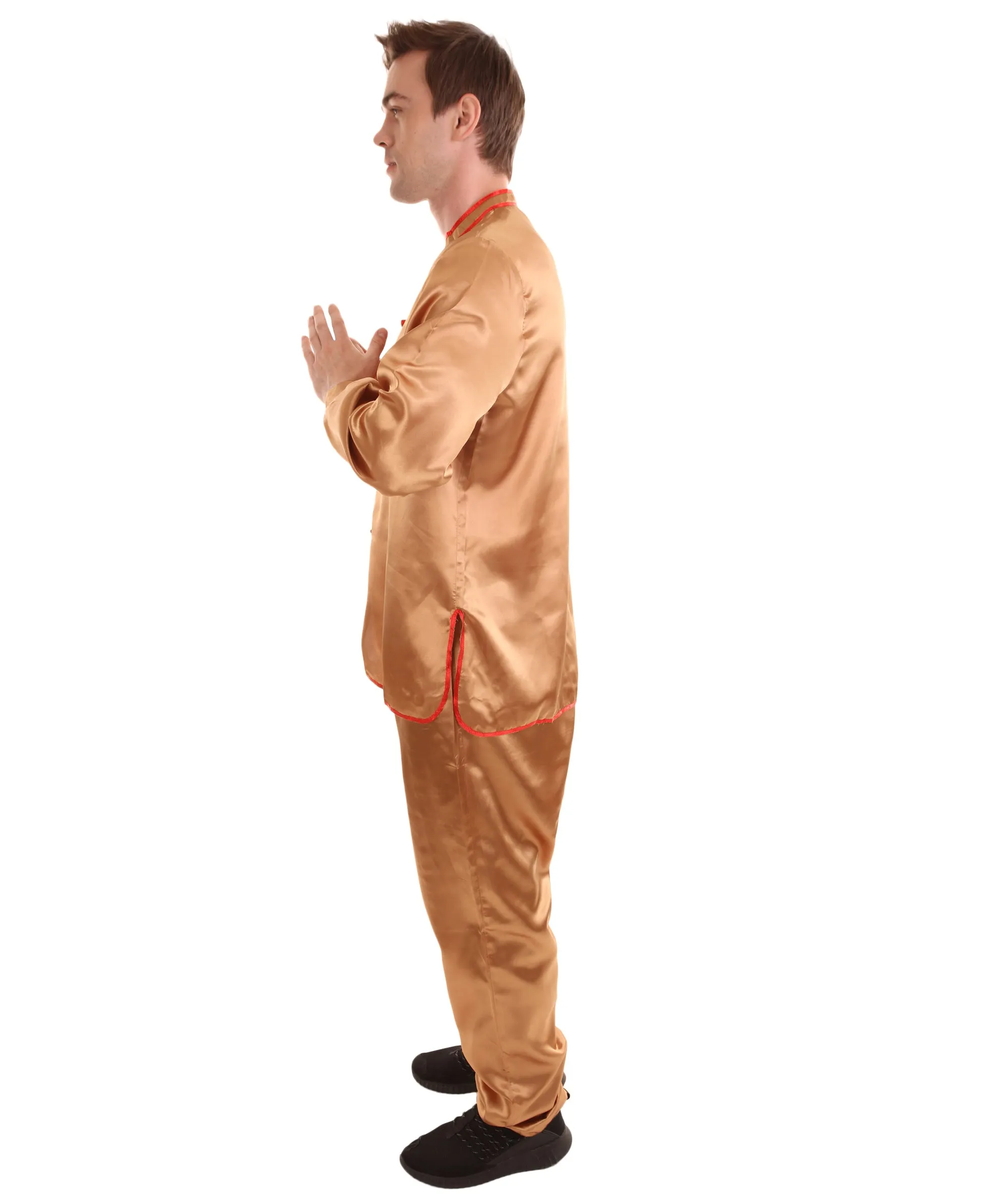 Adult Men's Chinese Traditional Kung Fu Costume | Multiple Color Options Cosplay Costume