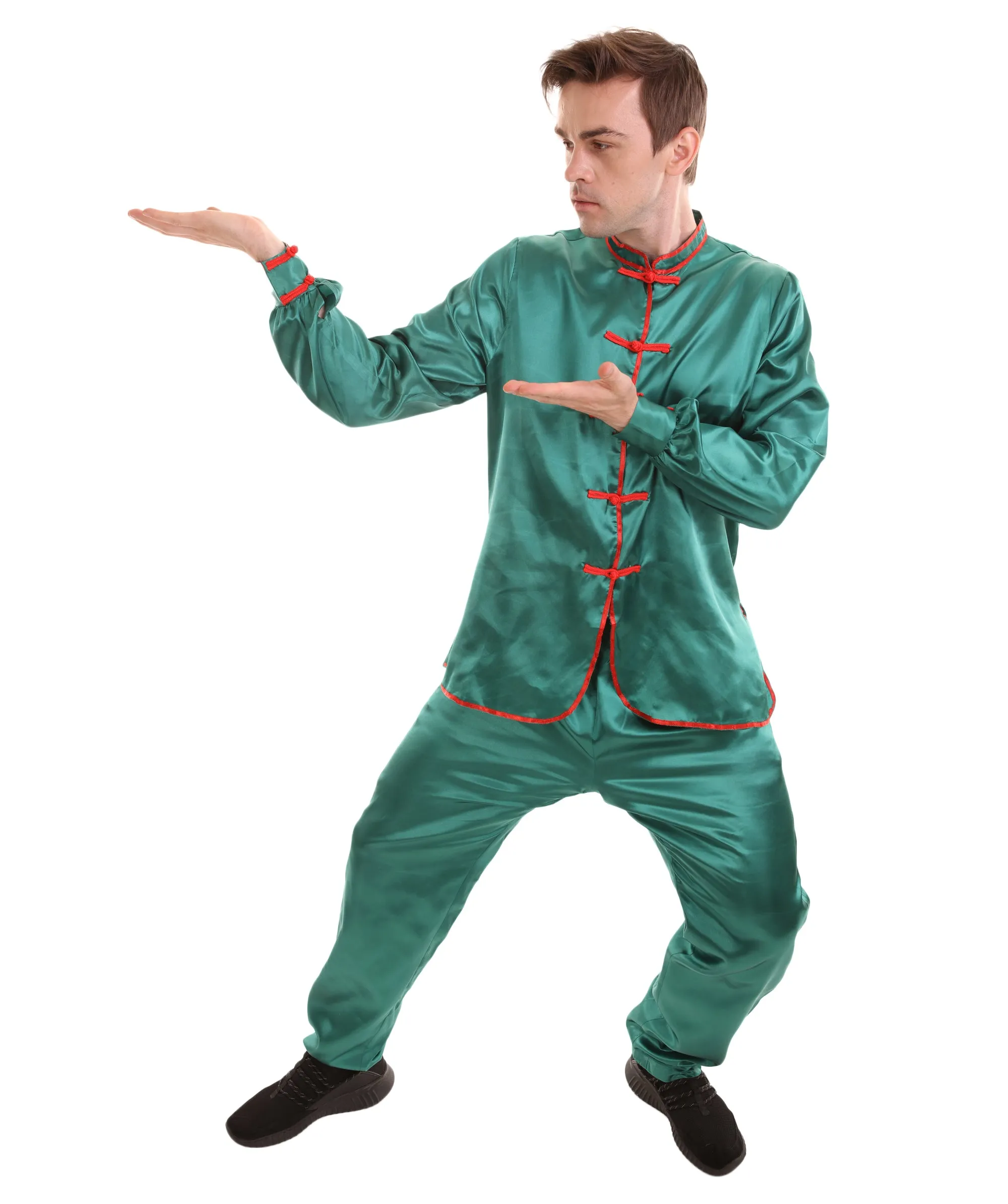 Adult Men's Chinese Traditional Kung Fu Costume | Multiple Color Options Cosplay Costume