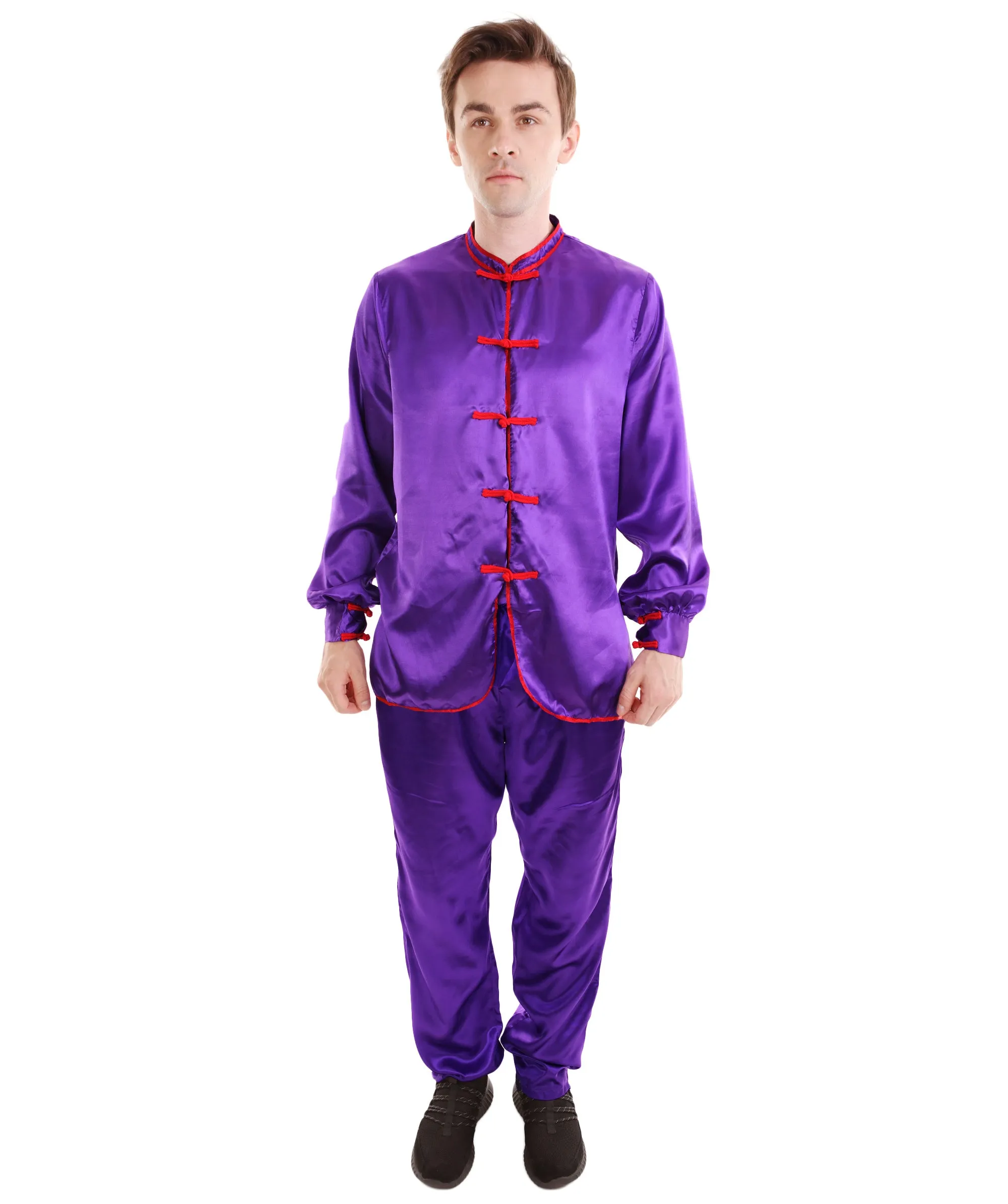 Adult Men's Chinese Traditional Kung Fu Costume | Multiple Color Options Cosplay Costume