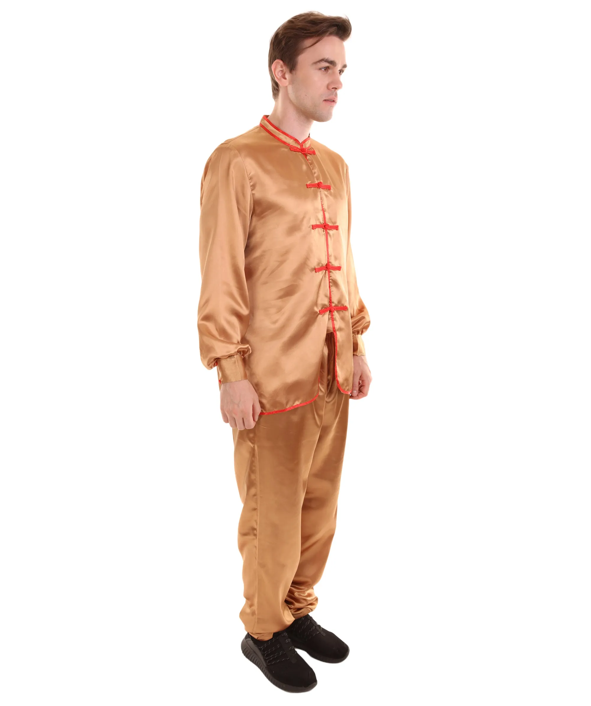 Adult Men's Chinese Traditional Kung Fu Costume | Multiple Color Options Cosplay Costume