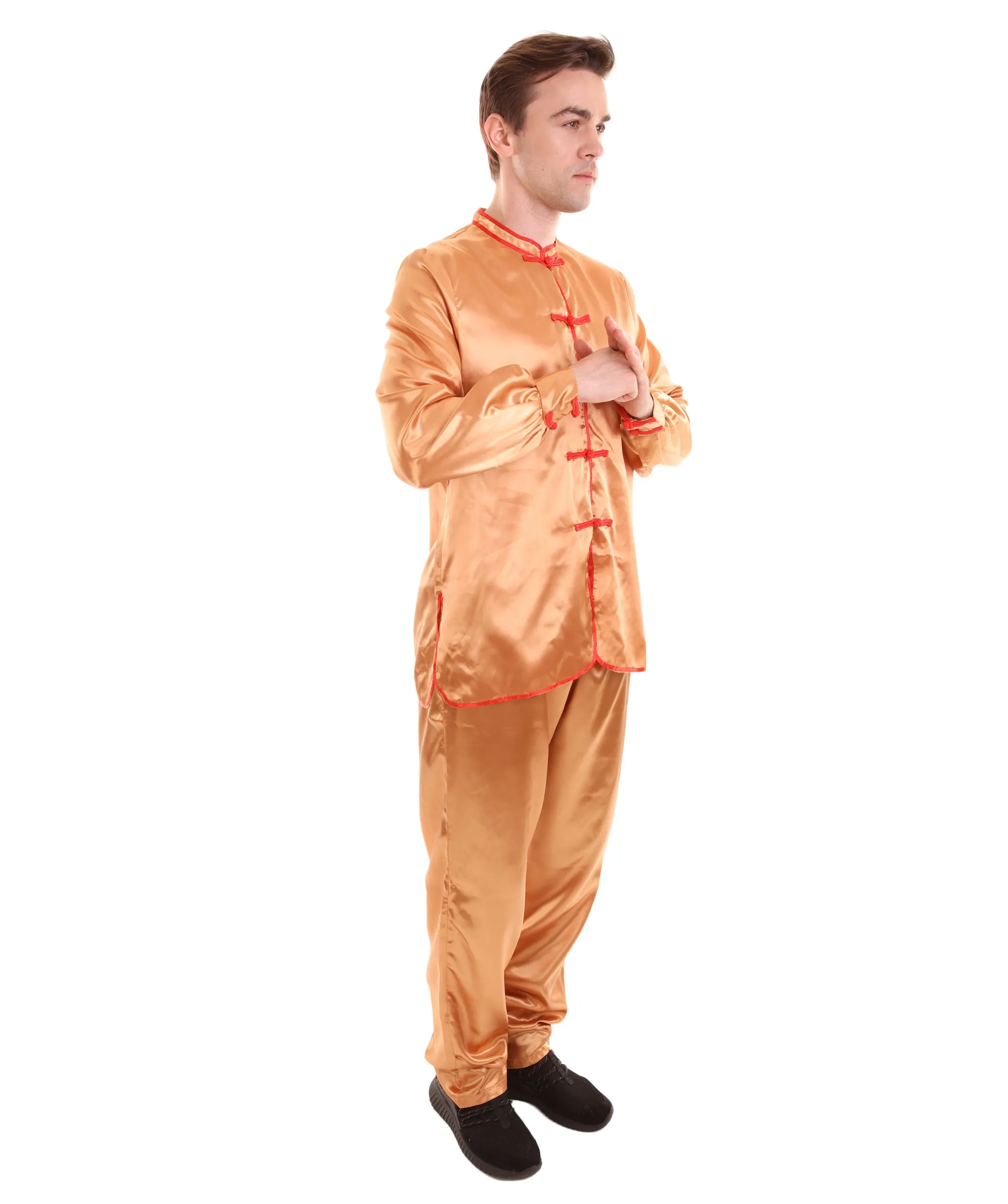 Adult Men's Chinese Traditional Kung Fu Costume | Multiple Color Options Cosplay Costume