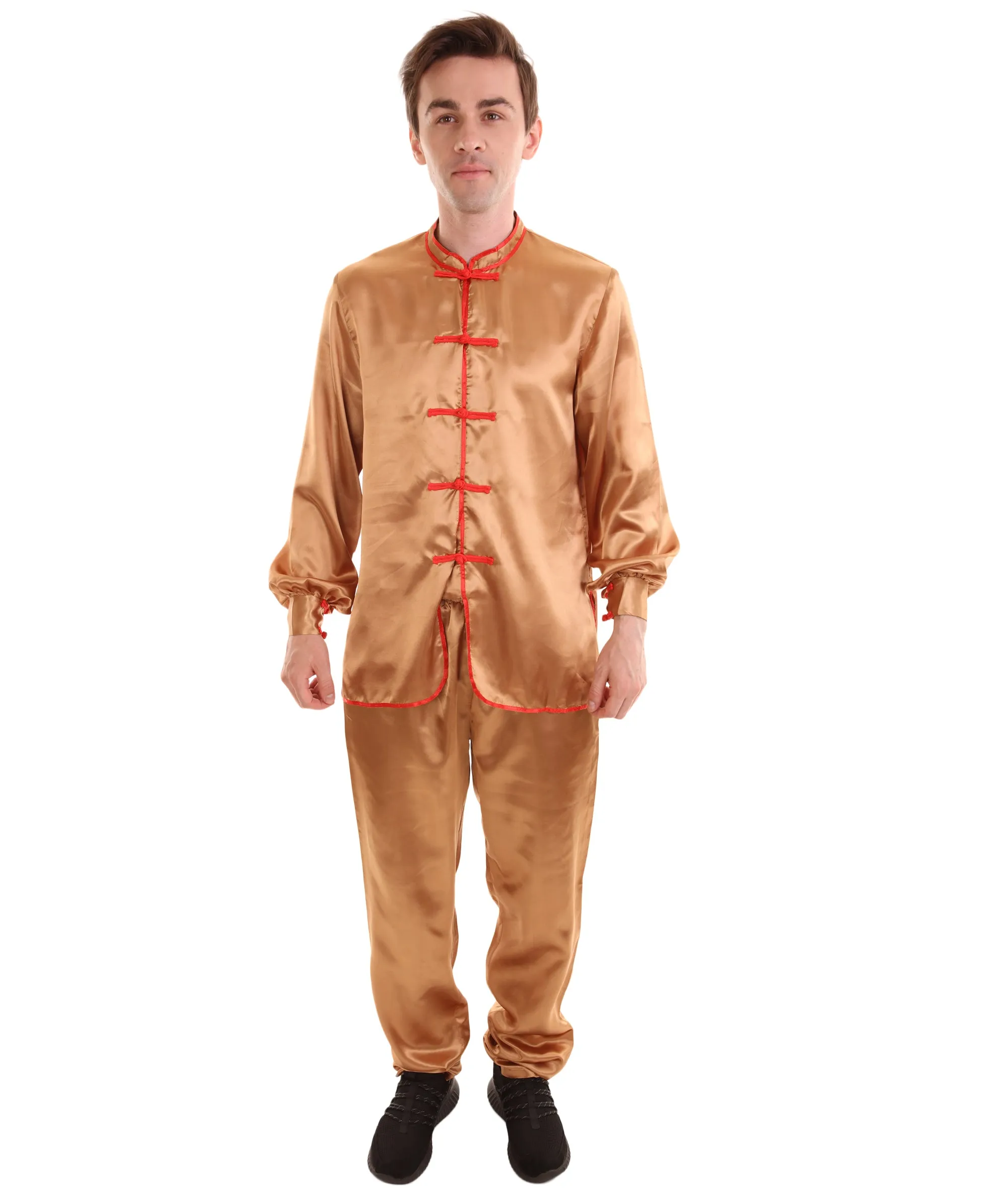 Adult Men's Chinese Traditional Kung Fu Costume | Multiple Color Options Cosplay Costume