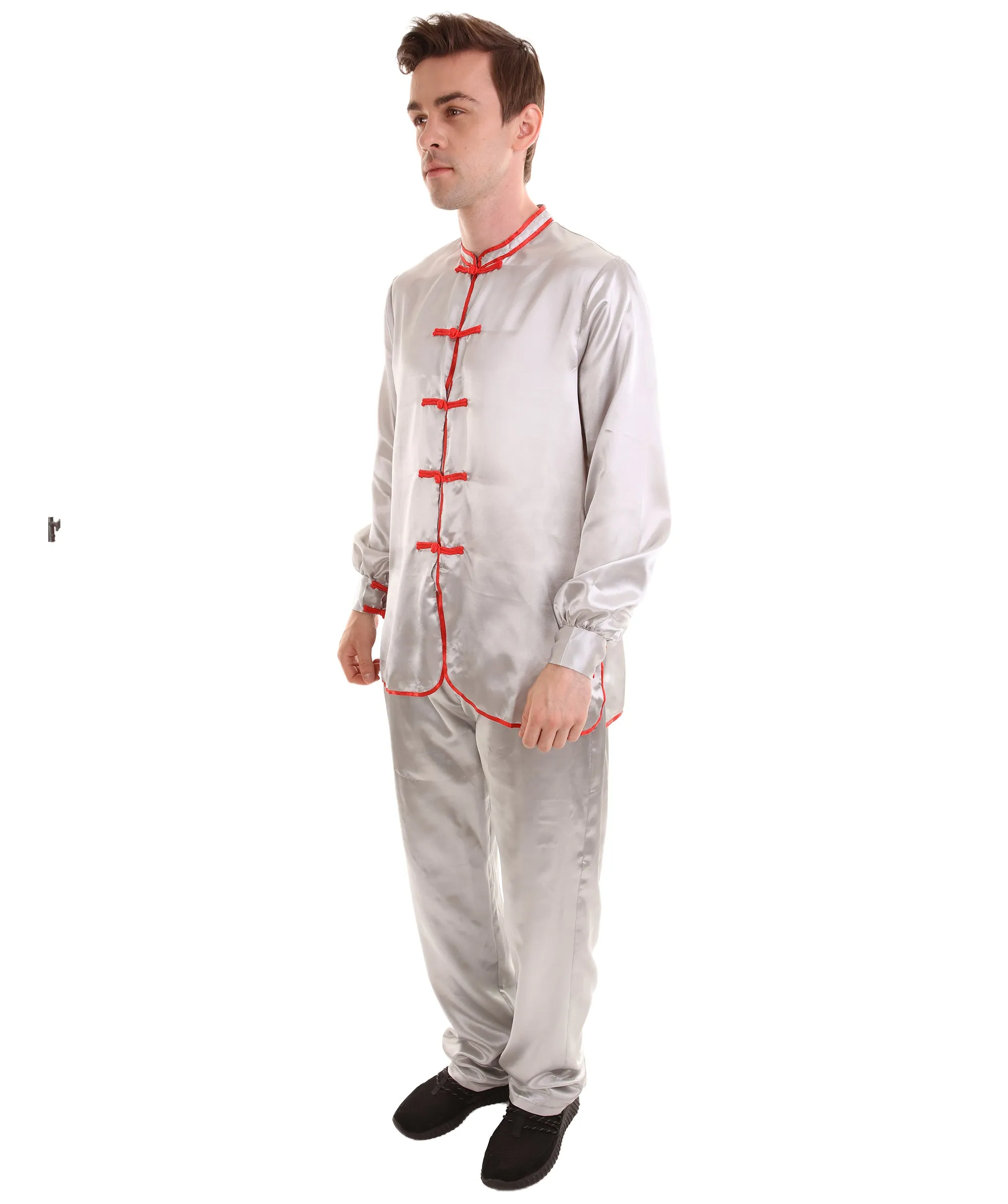 Adult Men's Chinese Traditional Kung Fu Costume | Multiple Color Options Cosplay Costume