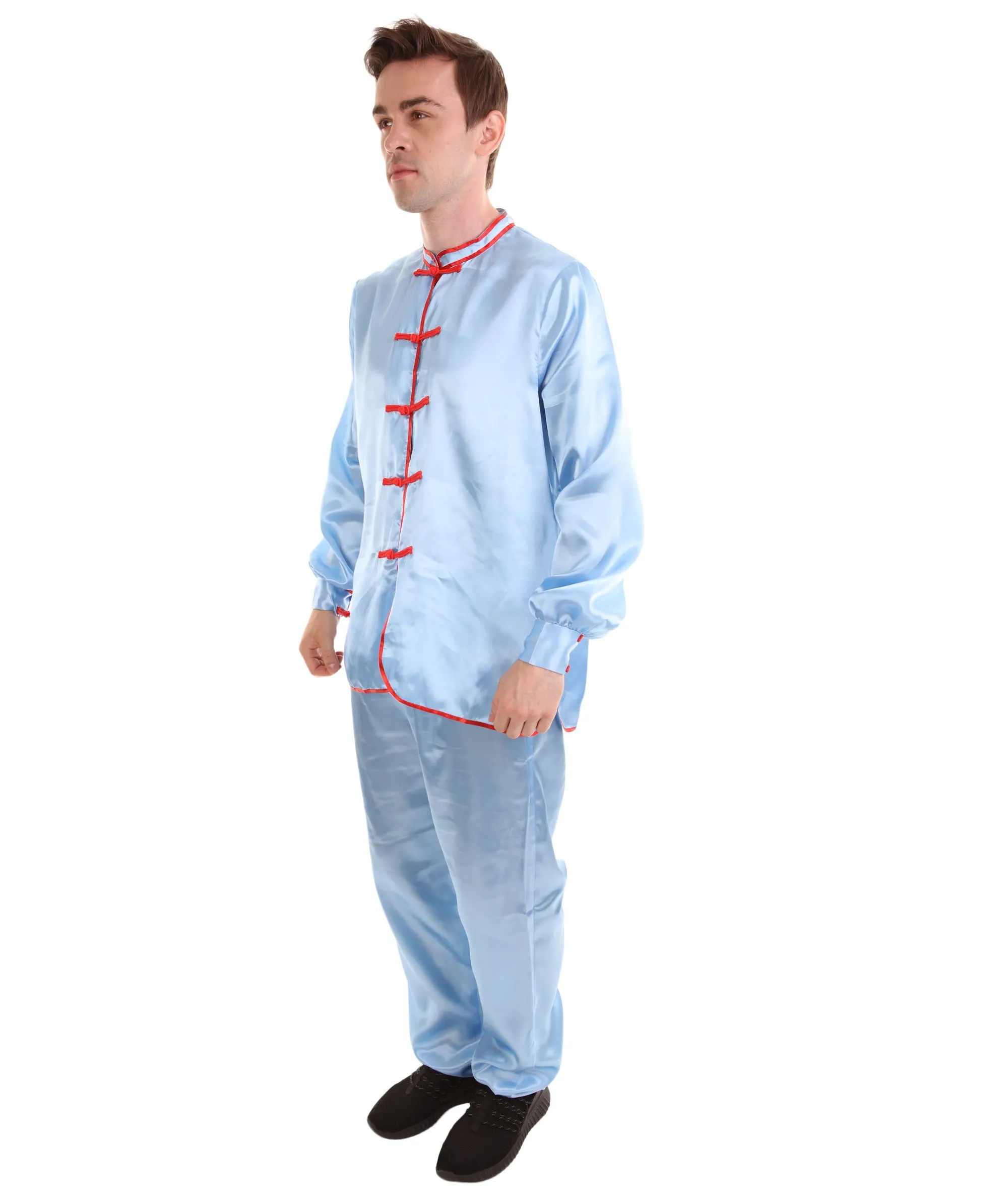 Adult Men's Chinese Traditional Kung Fu Costume | Multiple Color Options Cosplay Costume