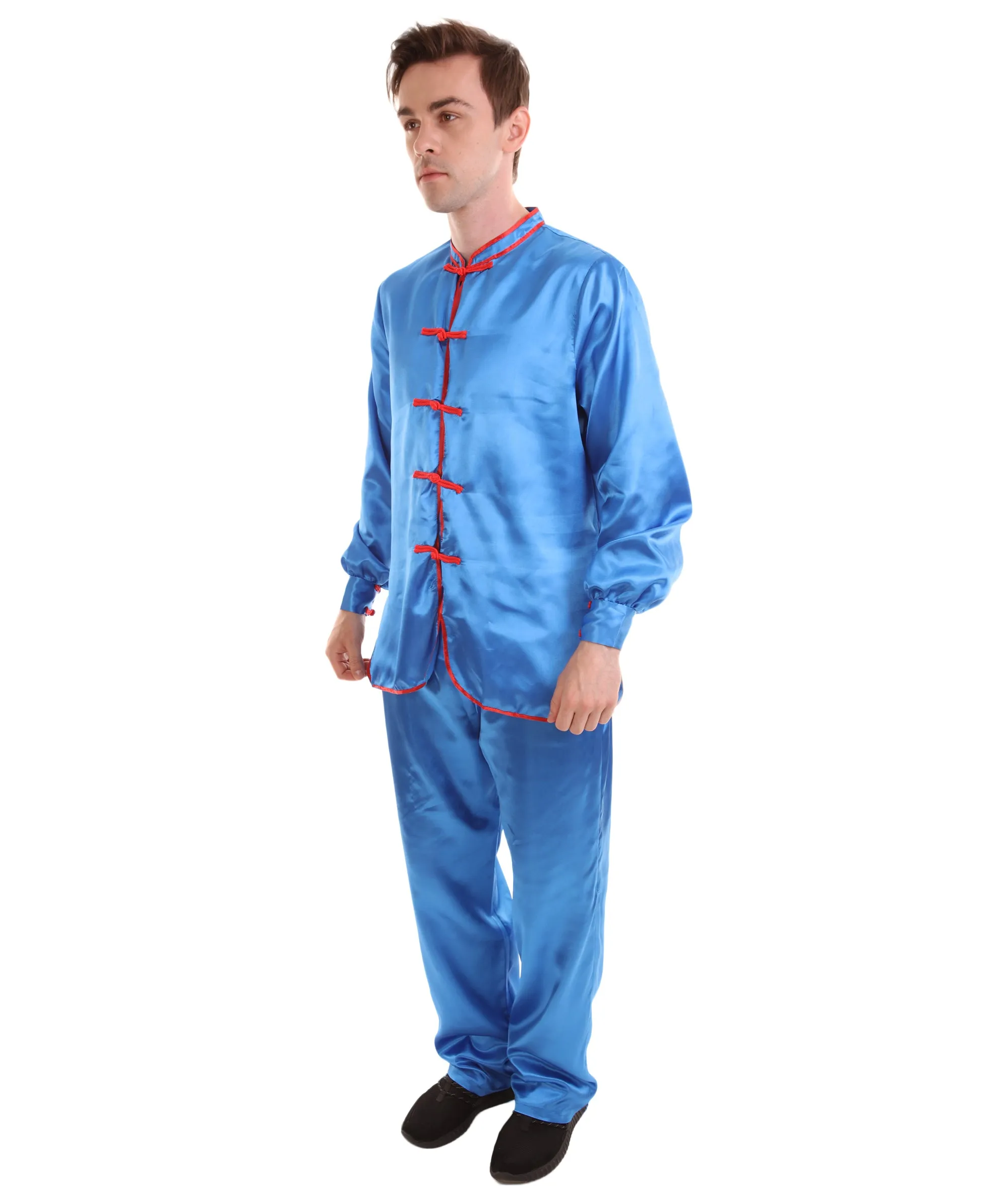 Adult Men's Chinese Traditional Kung Fu Costume | Multiple Color Options Cosplay Costume