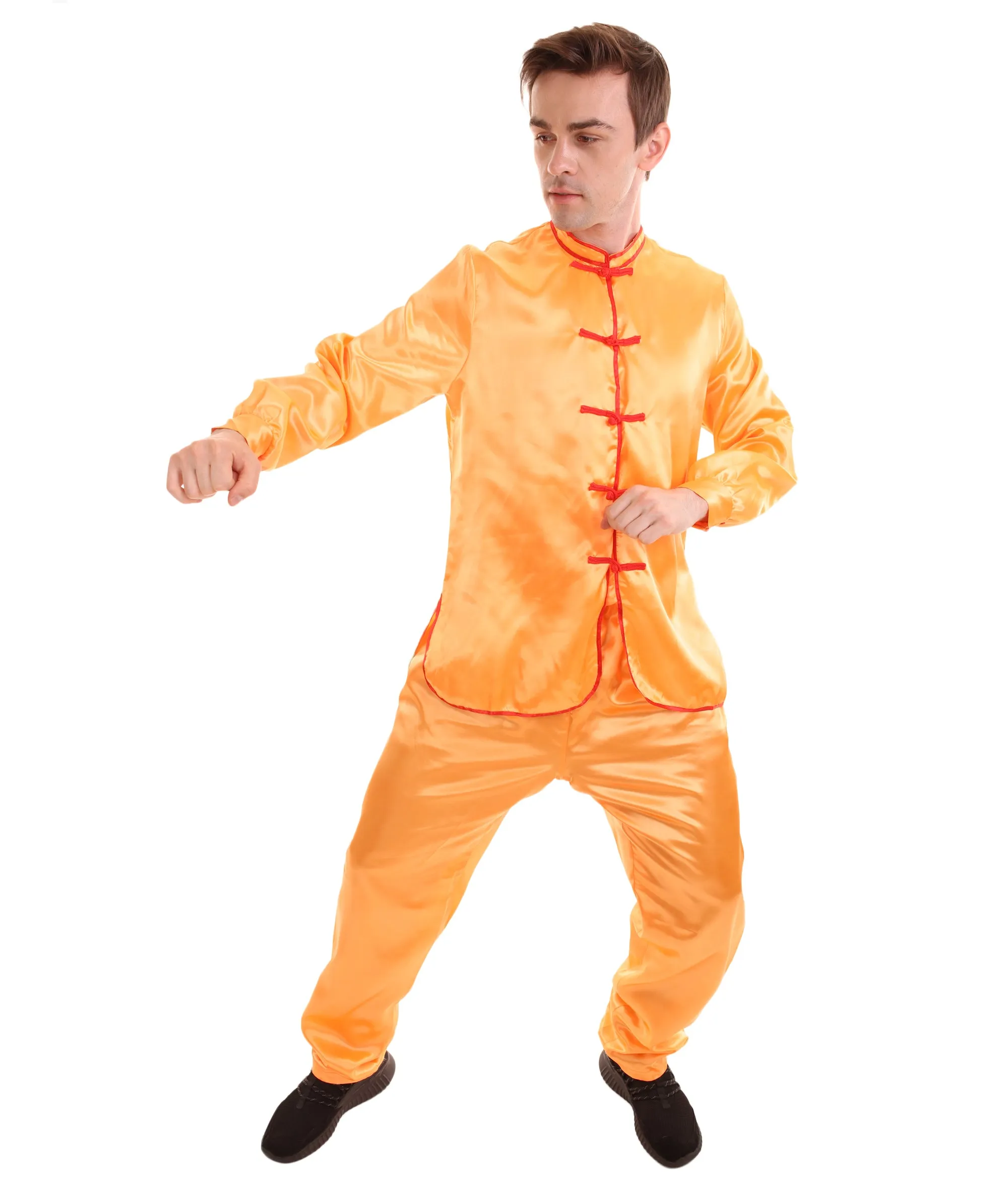 Adult Men's Chinese Traditional Kung Fu Costume | Multiple Color Options Cosplay Costume