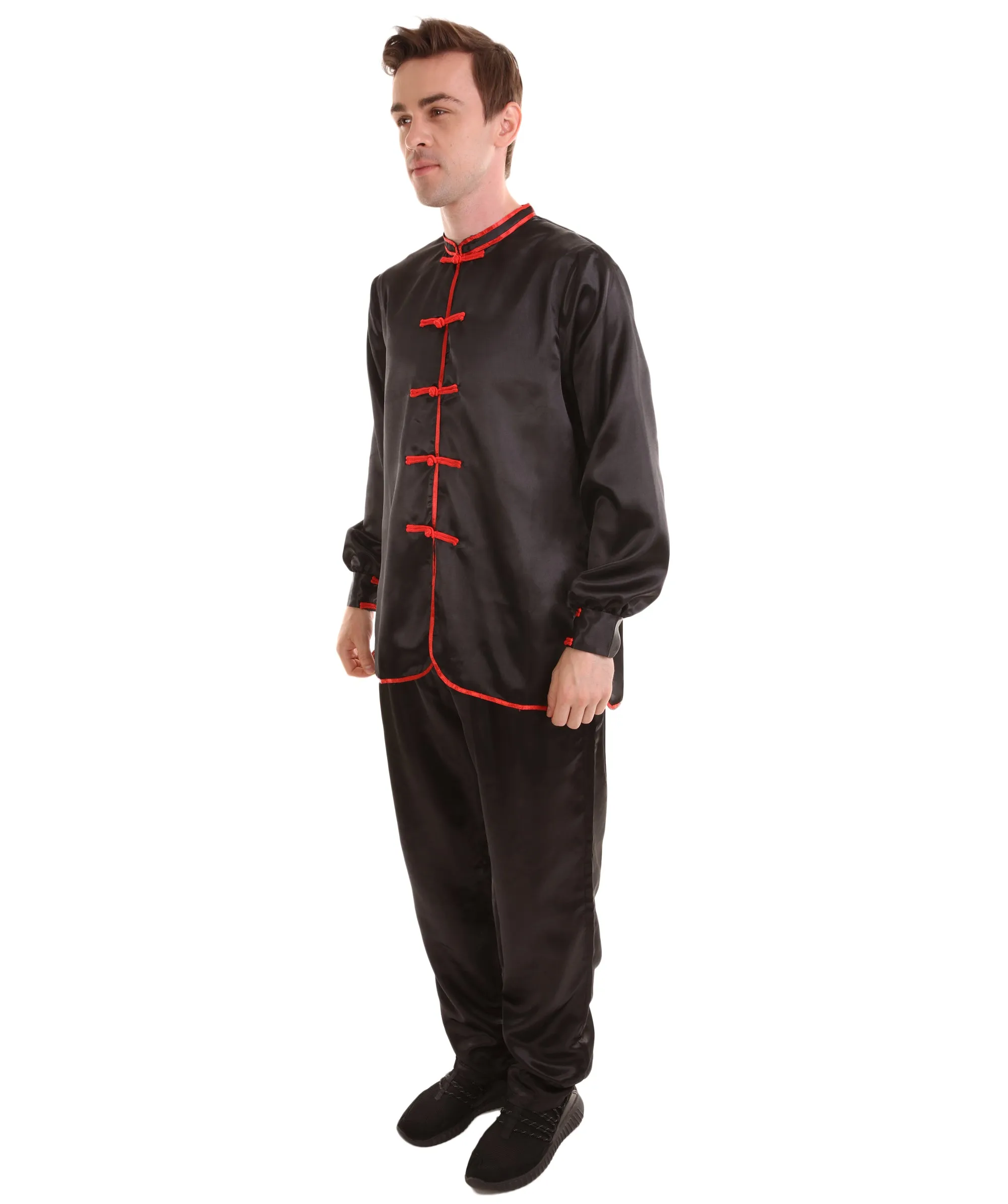 Adult Men's Chinese Traditional Kung Fu Costume | Multiple Color Options Cosplay Costume