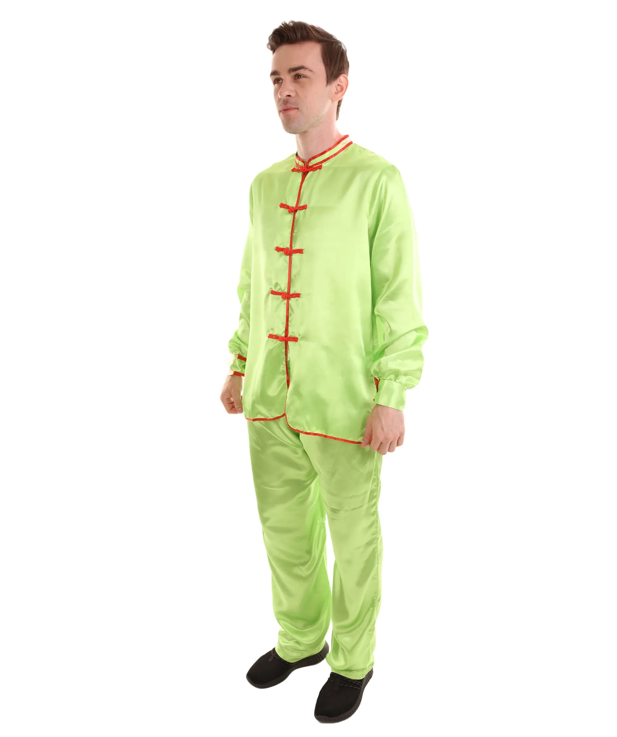 Adult Men's Chinese Traditional Kung Fu Costume | Multiple Color Options Cosplay Costume