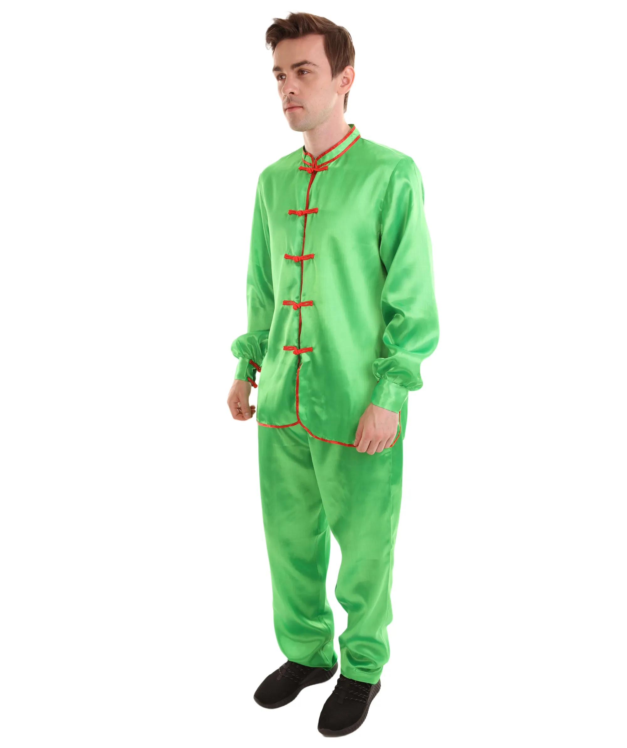 Adult Men's Chinese Traditional Kung Fu Costume | Multiple Color Options Cosplay Costume