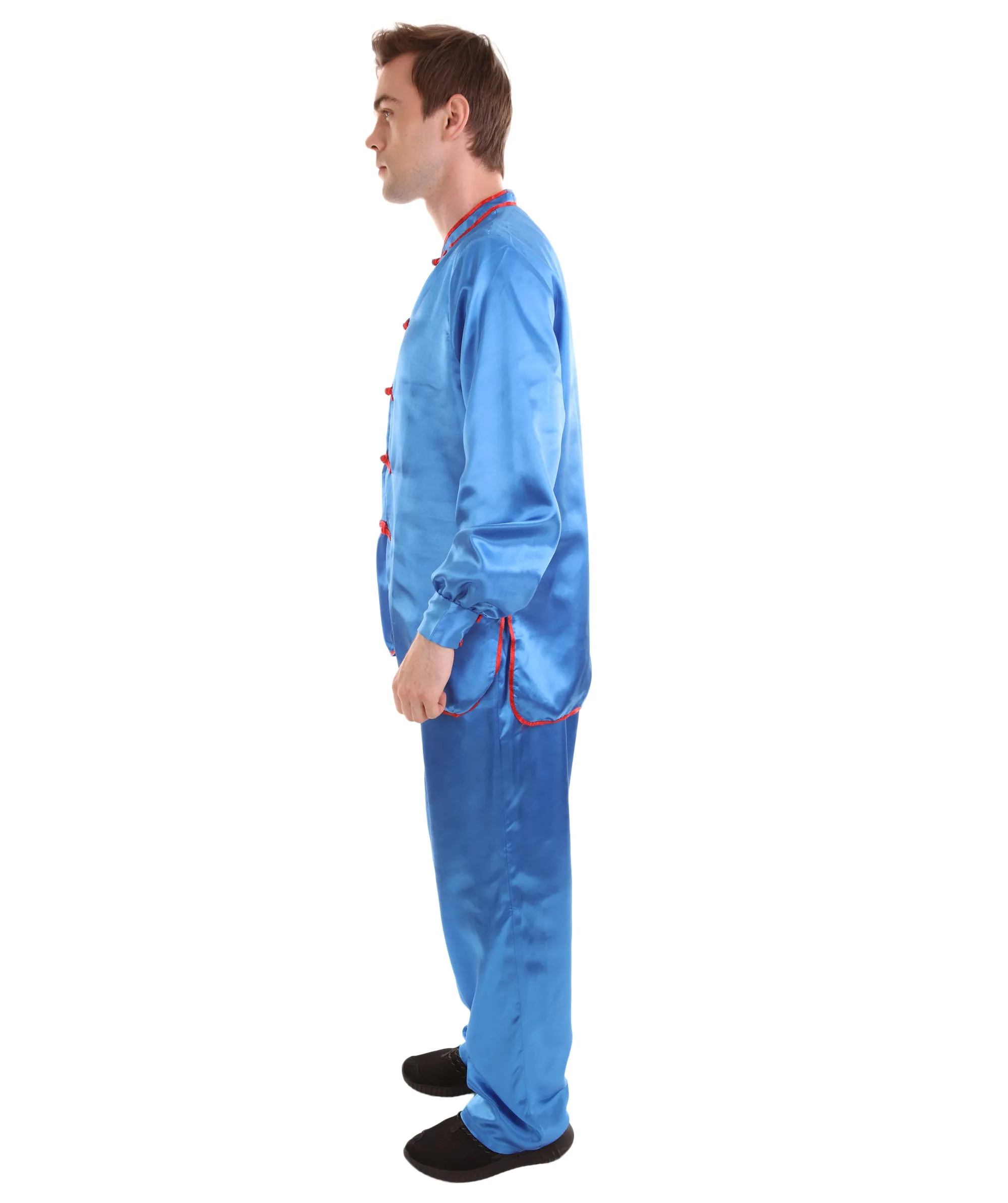 Adult Men's Chinese Traditional Kung Fu Costume | Multiple Color Options Cosplay Costume