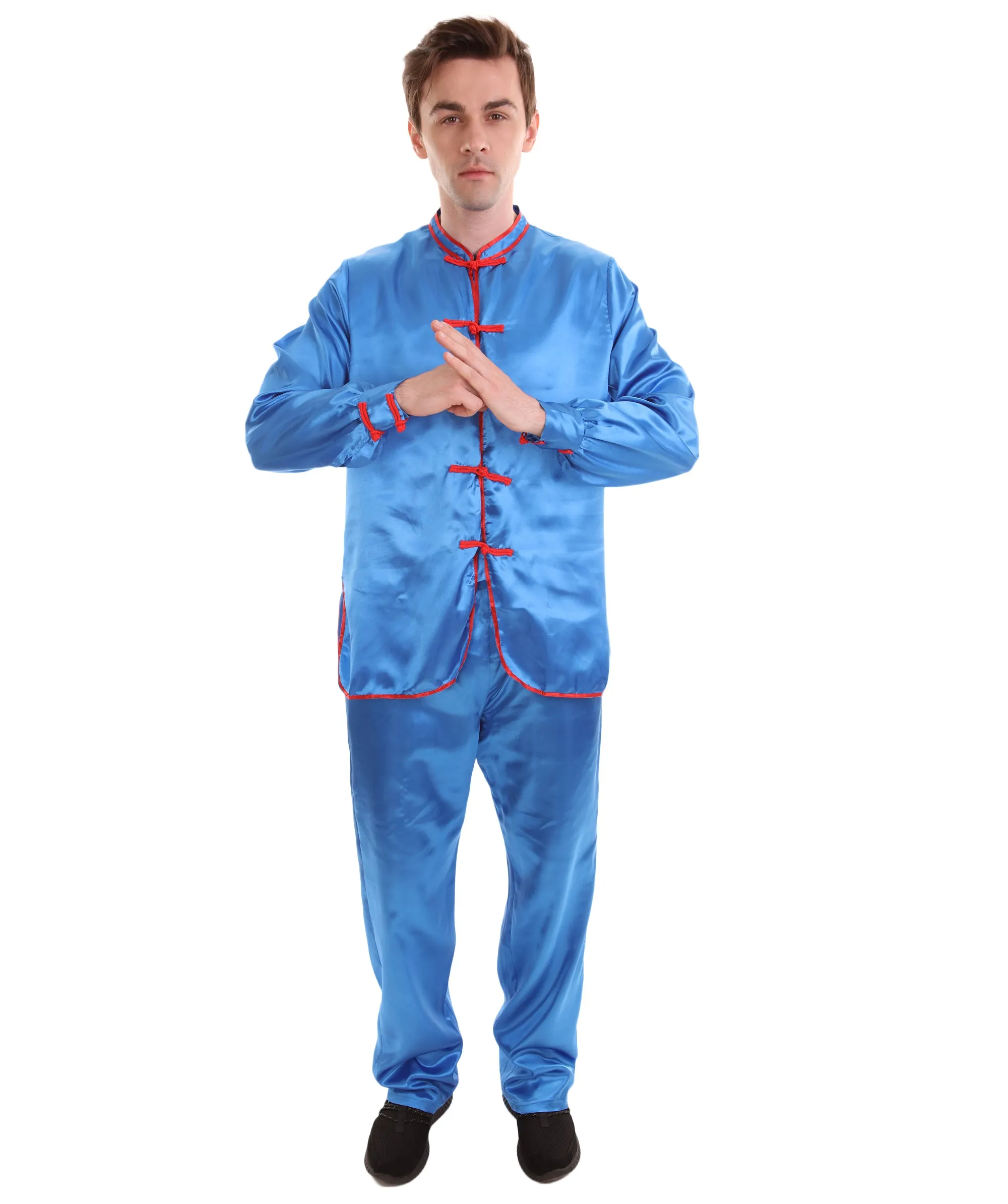 Adult Men's Chinese Traditional Kung Fu Costume | Multiple Color Options Cosplay Costume