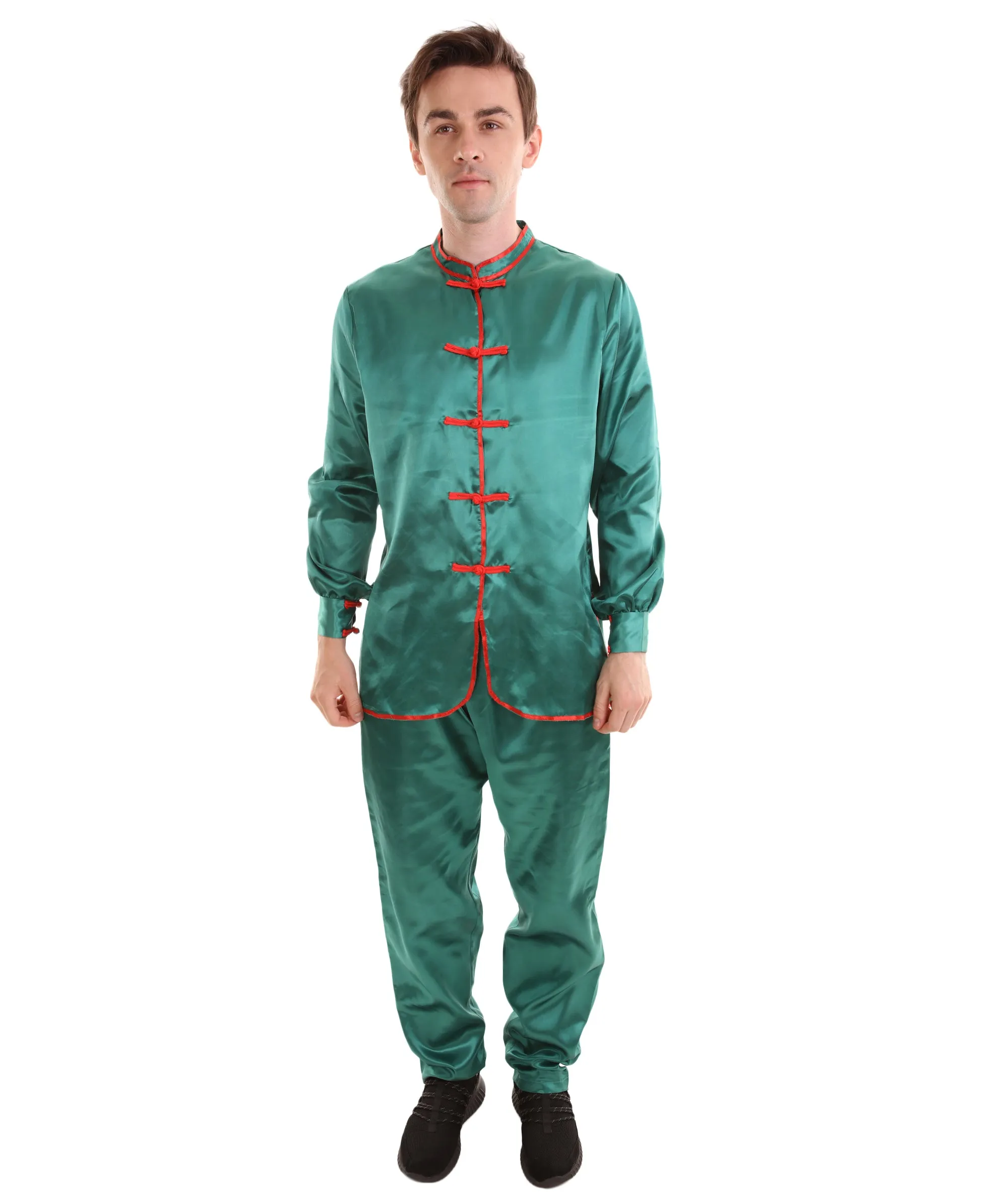 Adult Men's Chinese Traditional Kung Fu Costume | Multiple Color Options Cosplay Costume