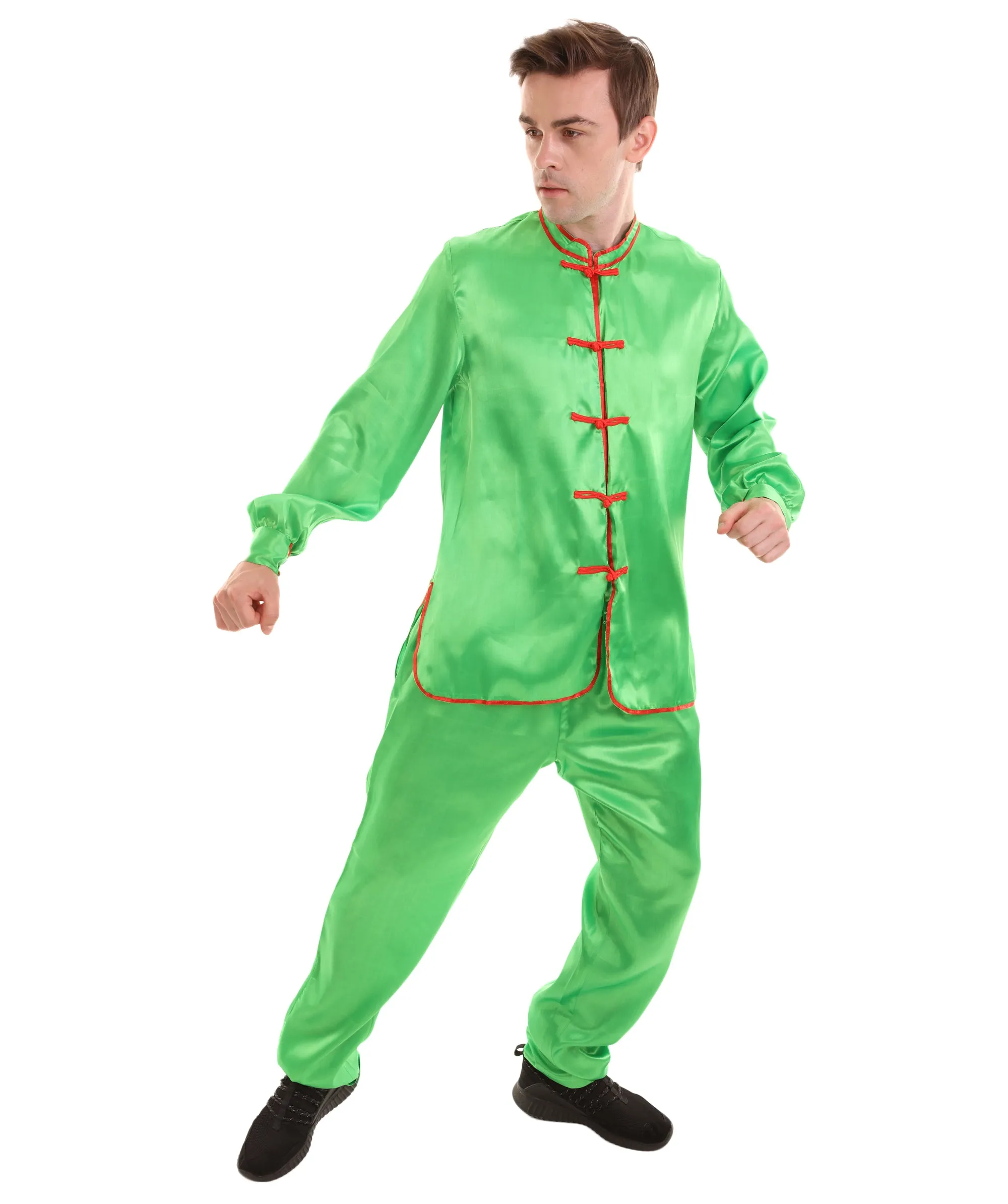 Adult Men's Chinese Traditional Kung Fu Costume | Multiple Color Options Cosplay Costume