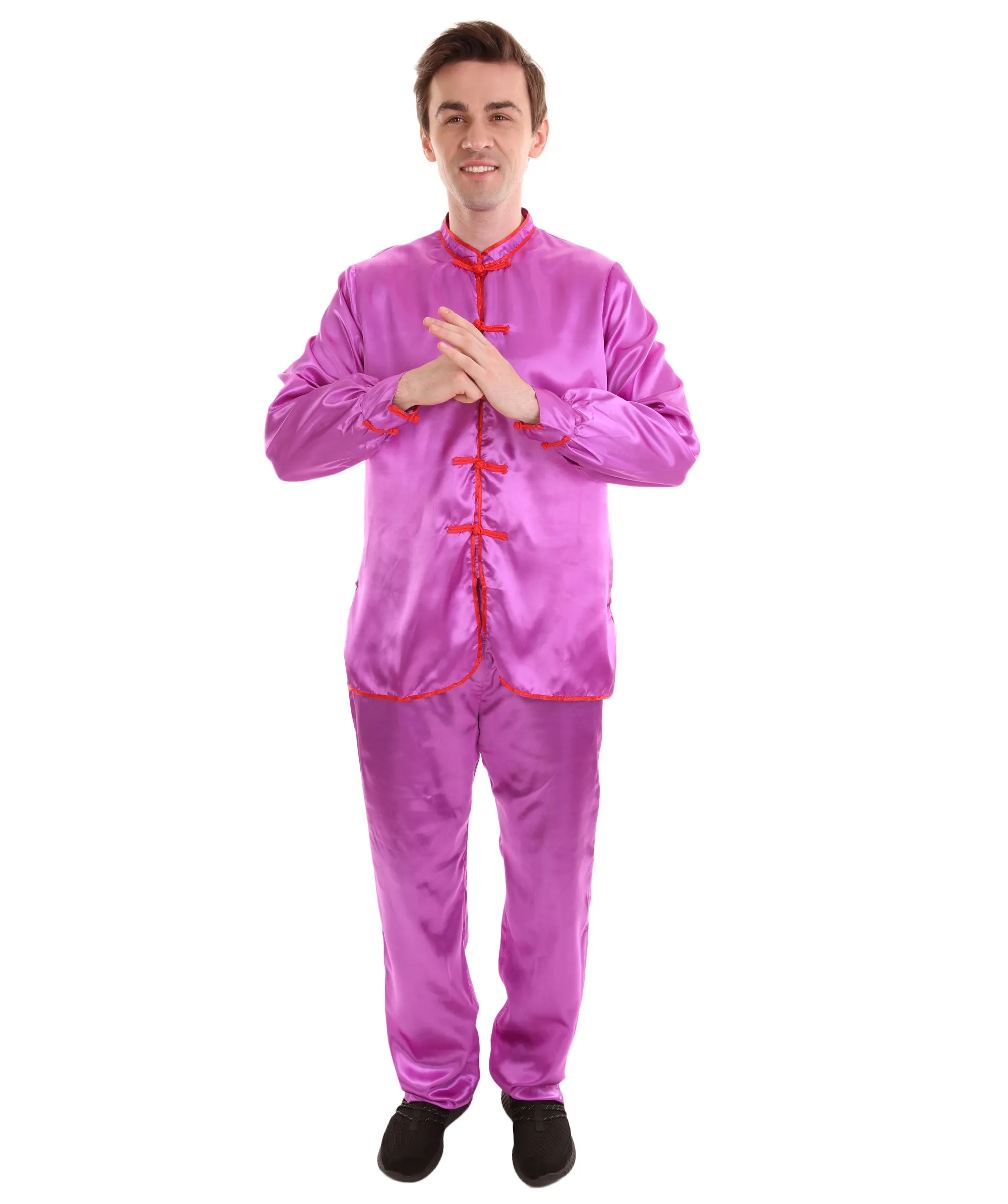 Adult Men's Chinese Traditional Kung Fu Costume | Multiple Color Options Cosplay Costume