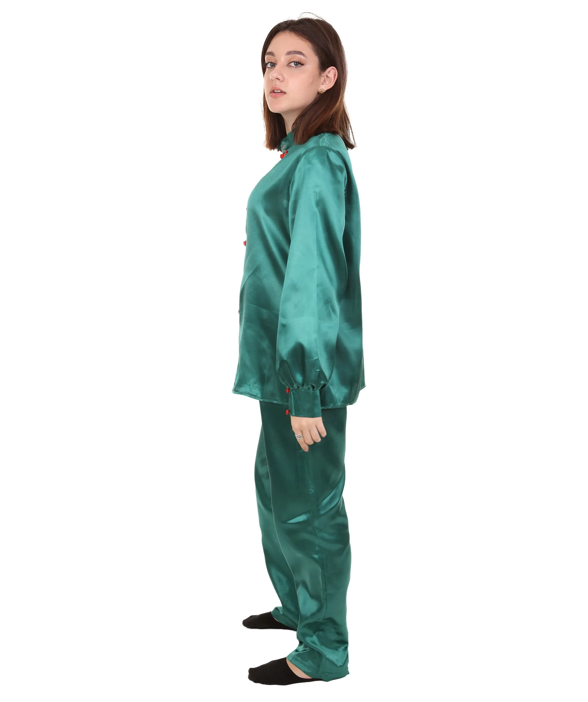 Adult Women's Chinese Traditional Kung Fu Costume | Multiple Color Options Cosplay Costume