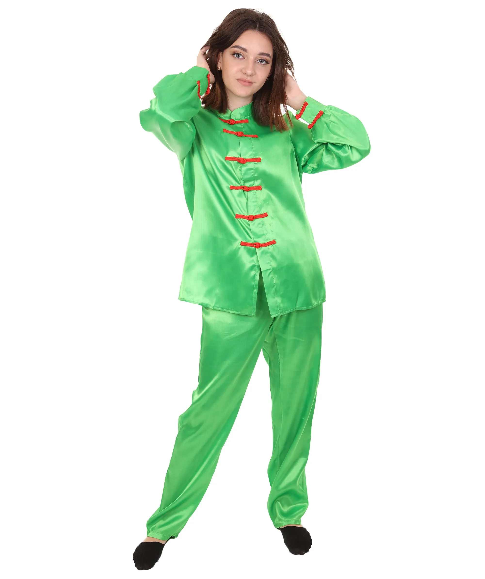 Adult Women's Chinese Traditional Kung Fu Costume | Multiple Color Options Cosplay Costume