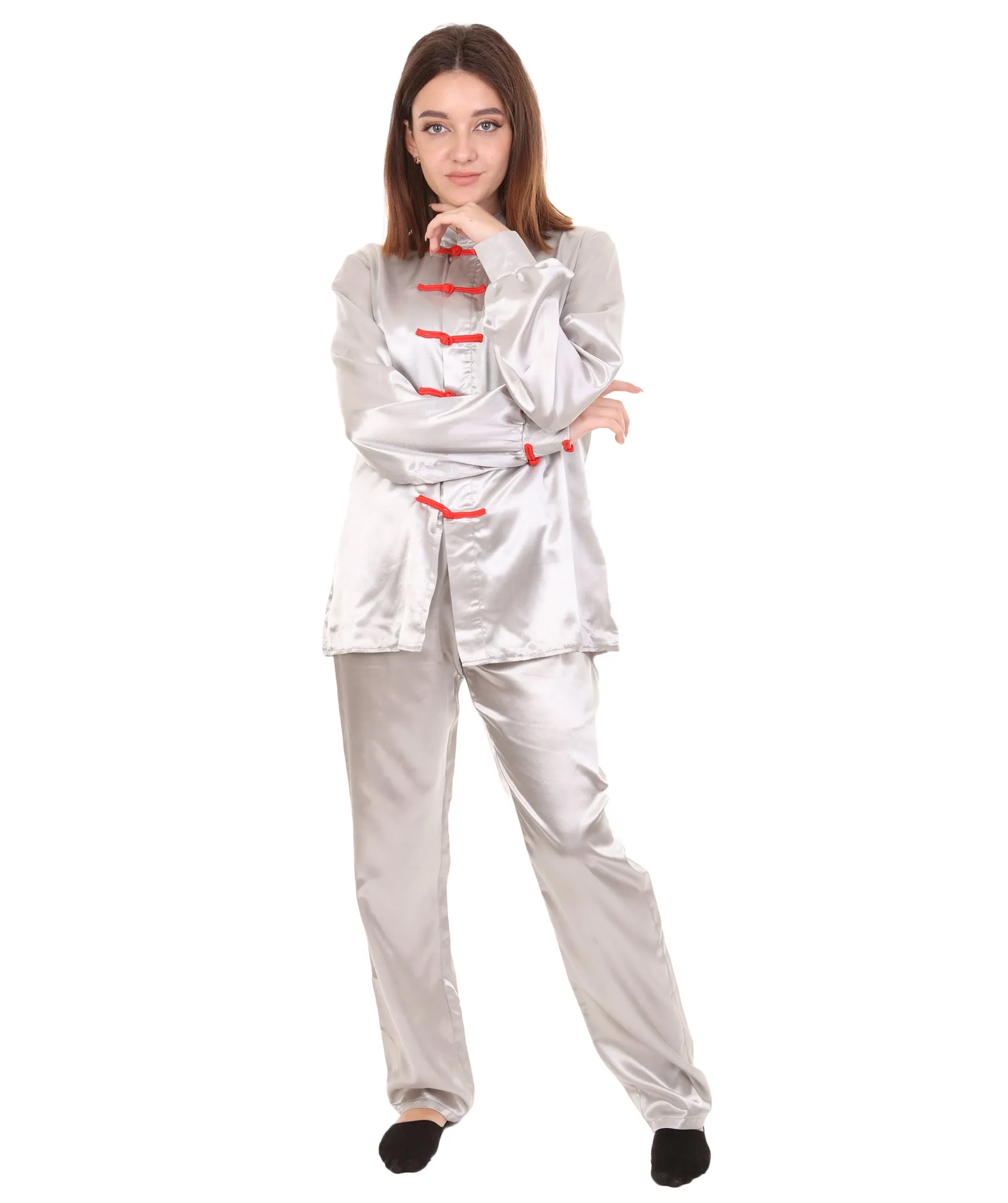 Adult Women's Chinese Traditional Kung Fu Costume | Multiple Color Options Cosplay Costume