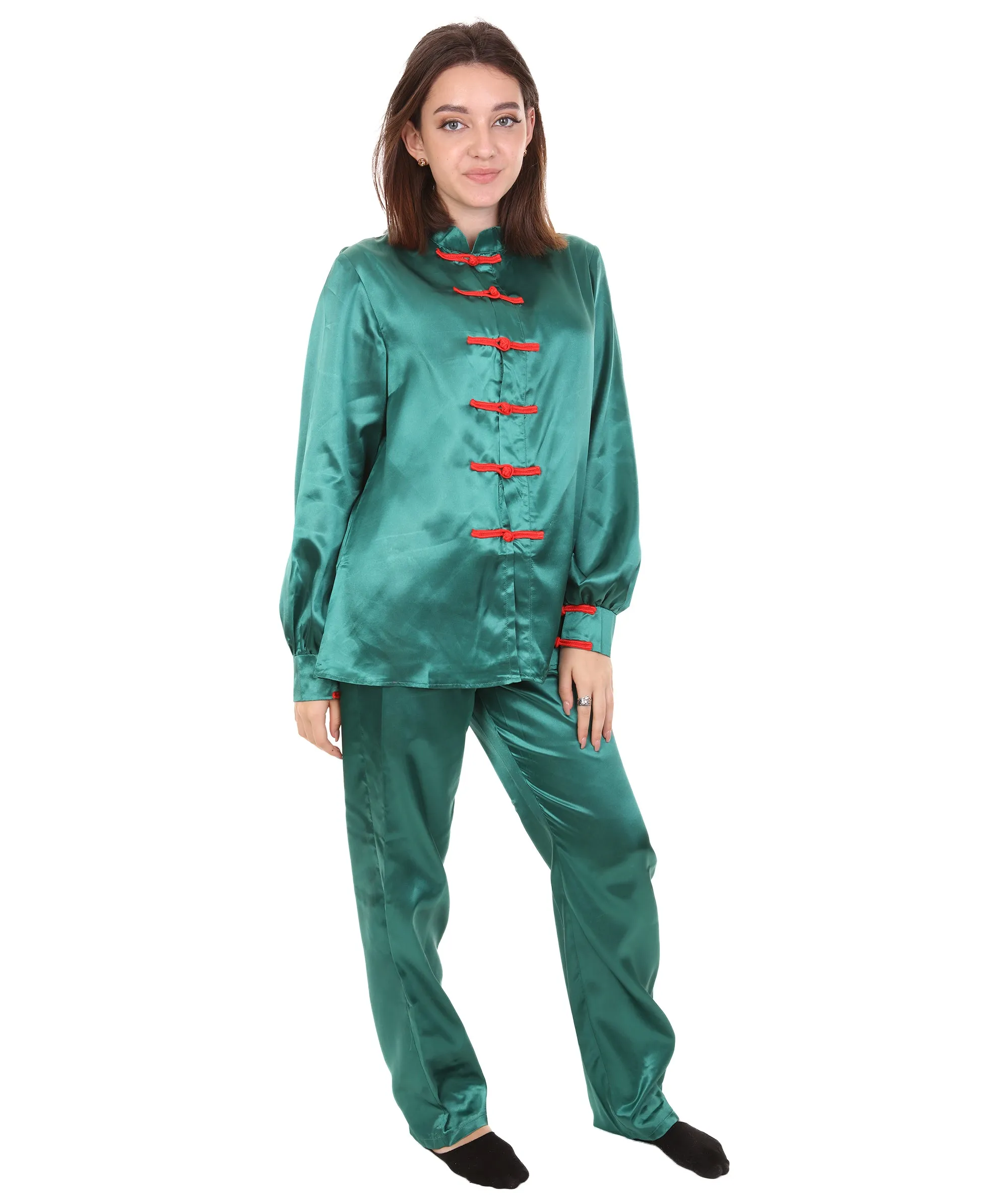 Adult Women's Chinese Traditional Kung Fu Costume | Multiple Color Options Cosplay Costume