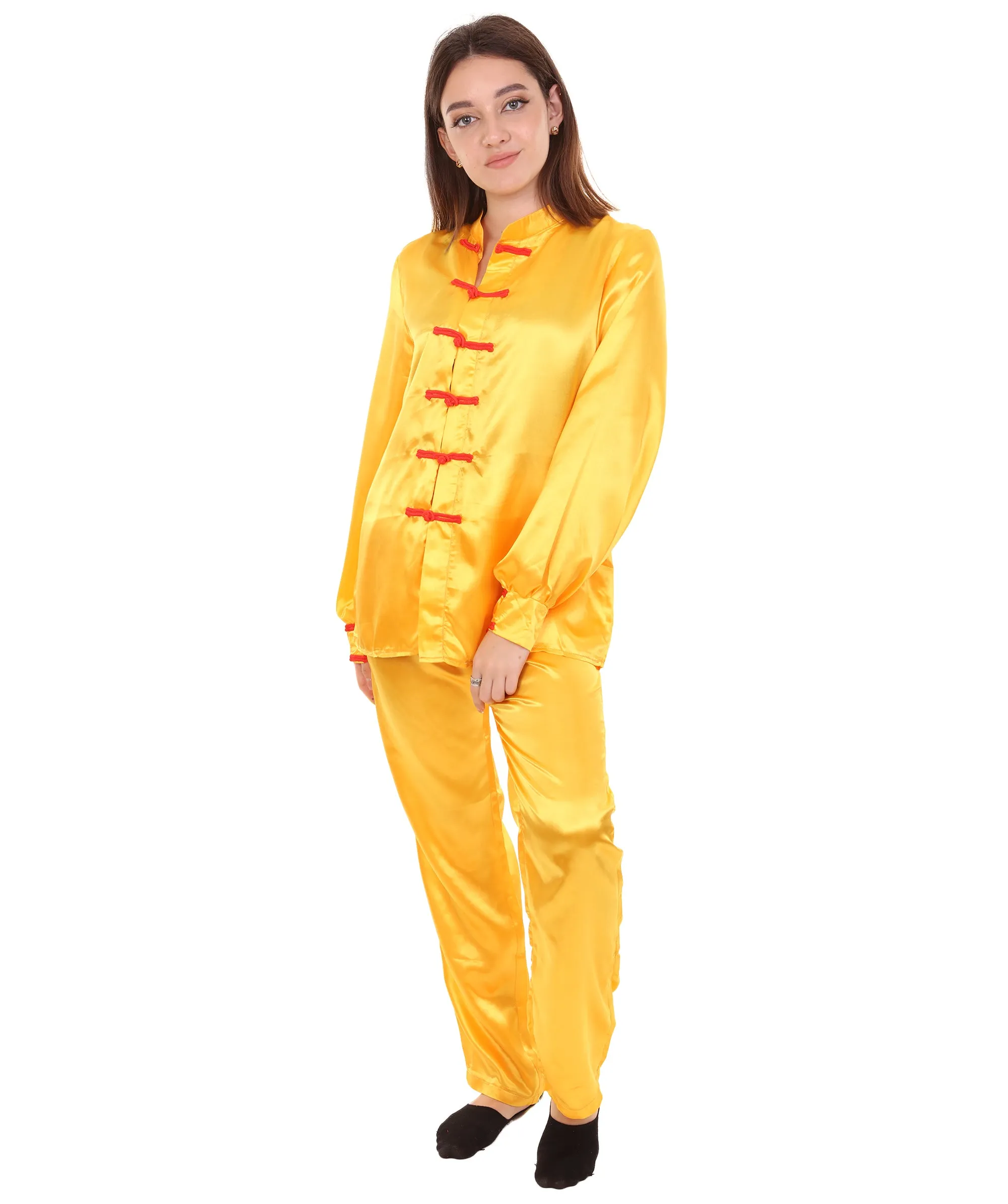 Adult Women's Chinese Traditional Kung Fu Costume | Multiple Color Options Cosplay Costume