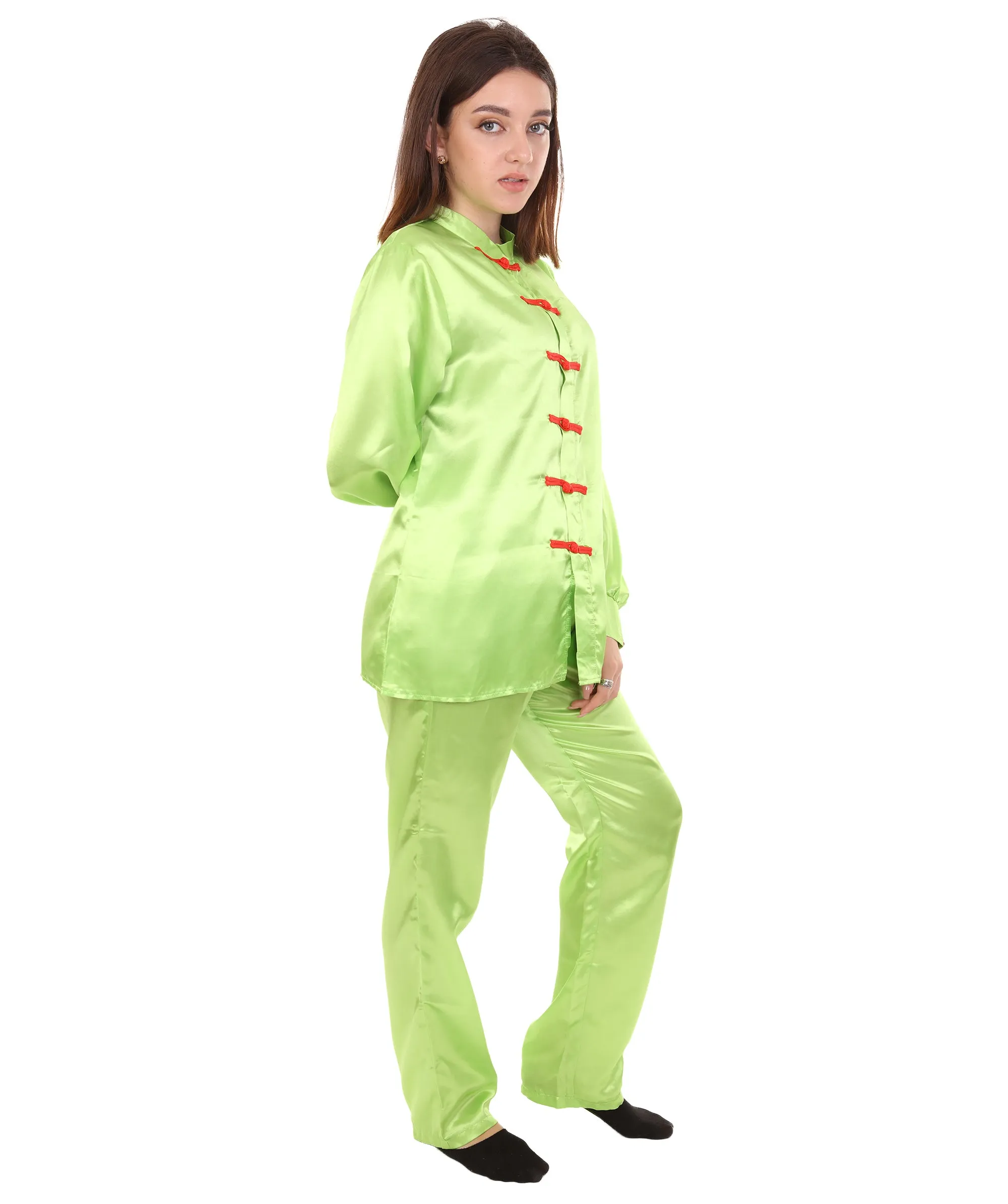 Adult Women's Chinese Traditional Kung Fu Costume | Multiple Color Options Cosplay Costume