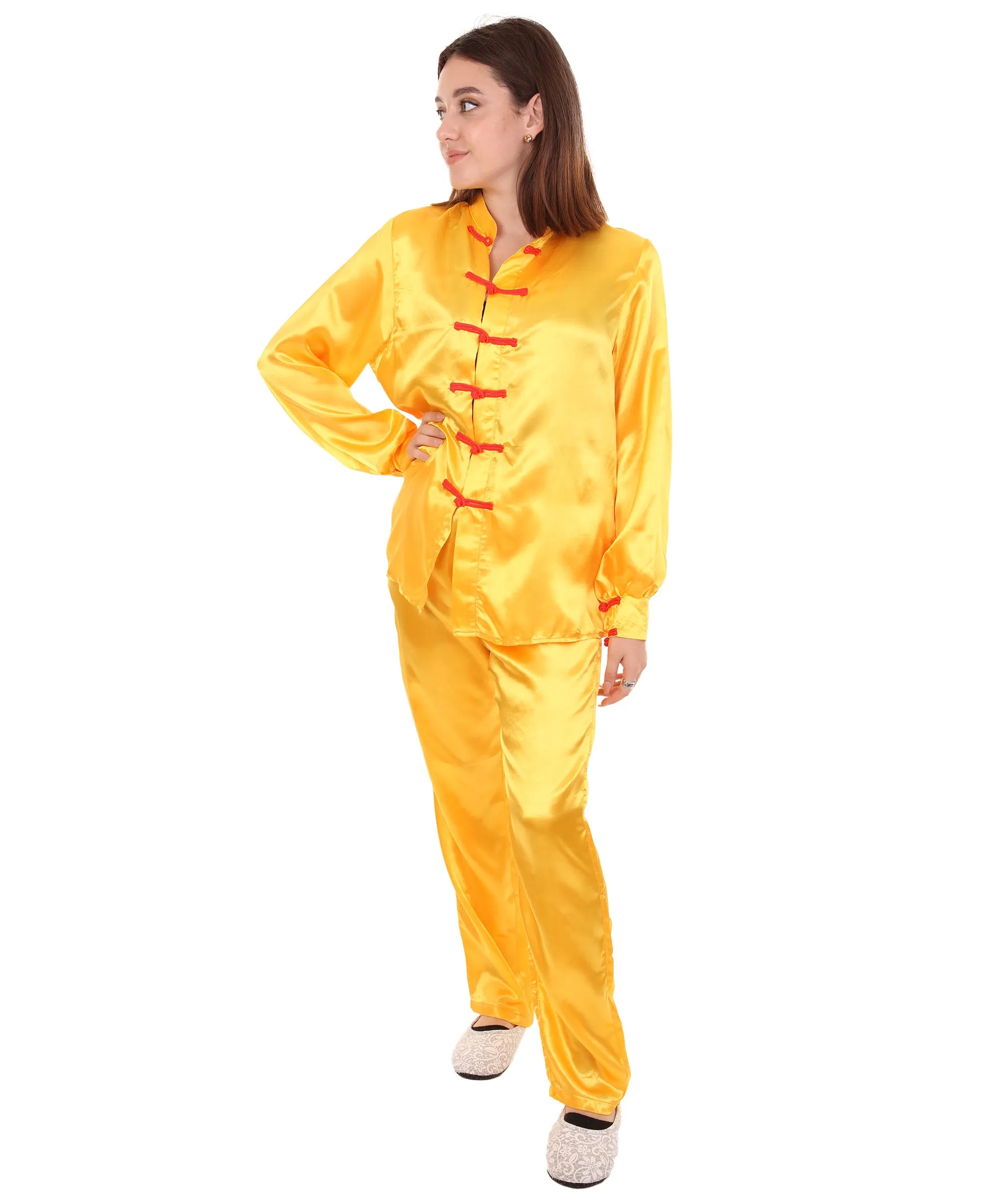 Adult Women's Chinese Traditional Kung Fu Costume | Multiple Color Options Cosplay Costume