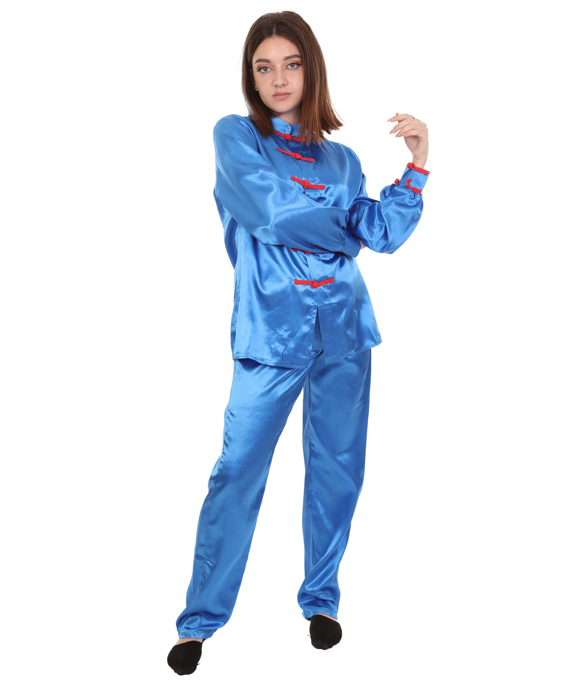 Adult Women's Chinese Traditional Kung Fu Costume | Multiple Color Options Cosplay Costume