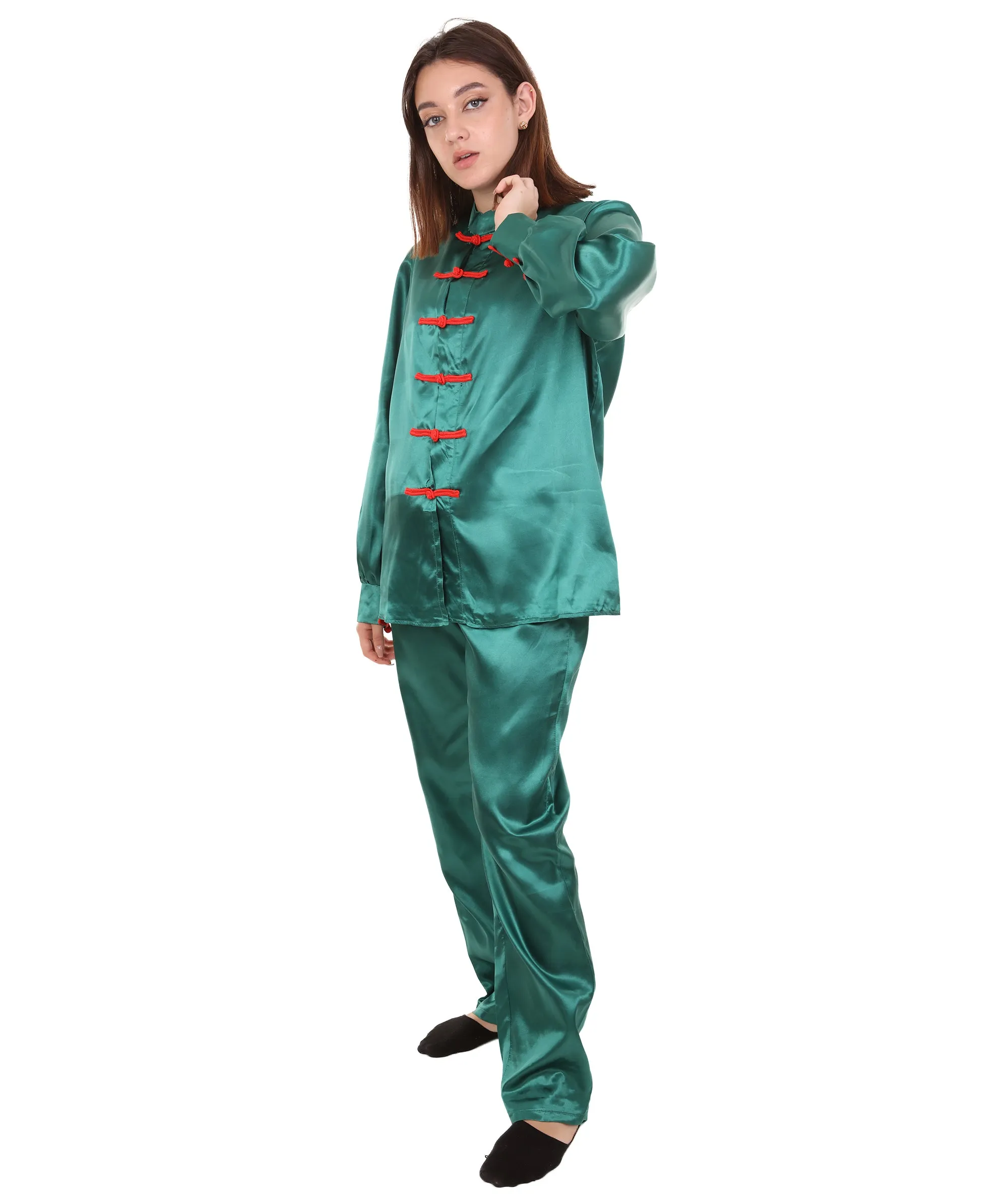 Adult Women's Chinese Traditional Kung Fu Costume | Multiple Color Options Cosplay Costume