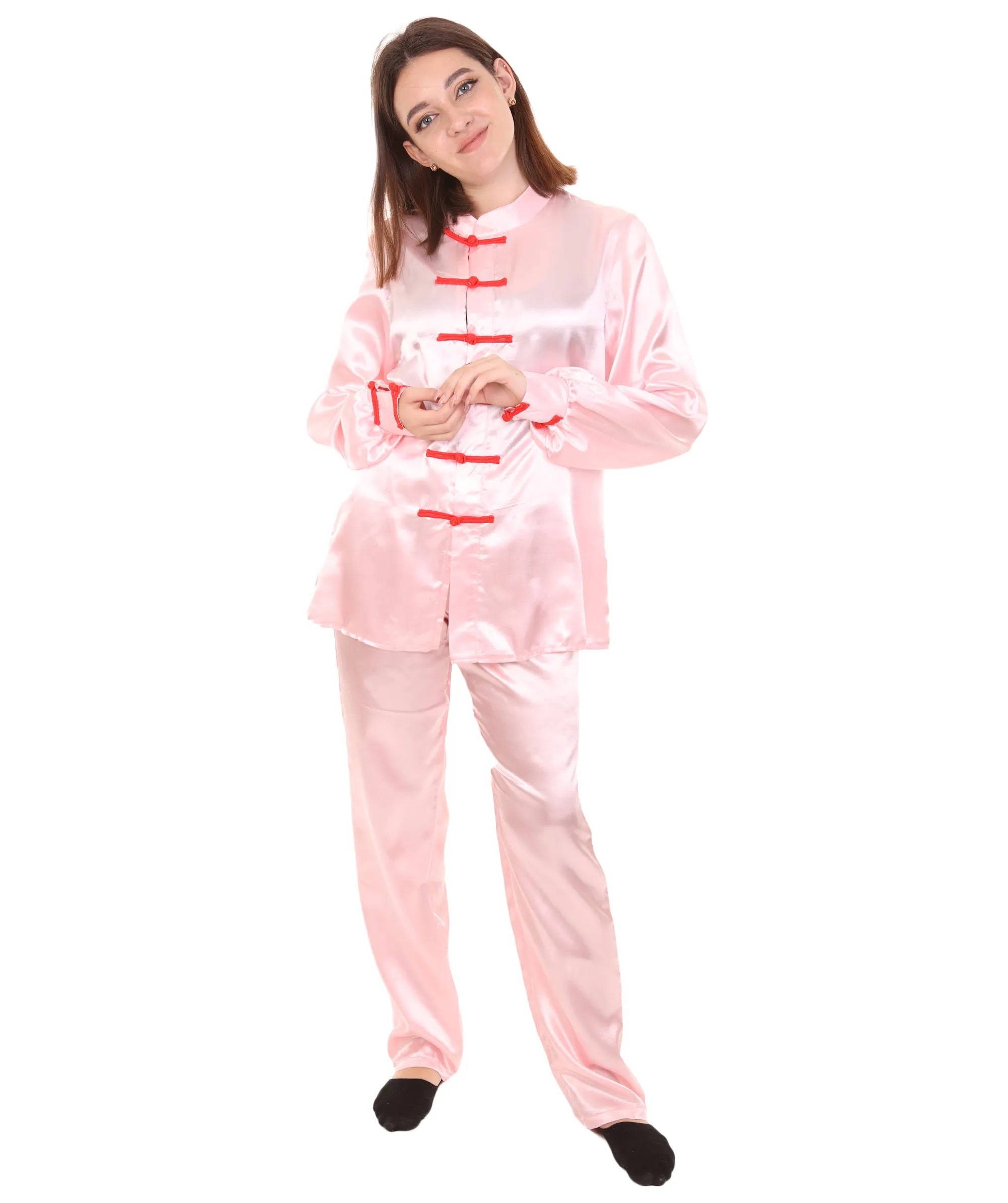 Adult Women's Chinese Traditional Kung Fu Costume | Multiple Color Options Cosplay Costume