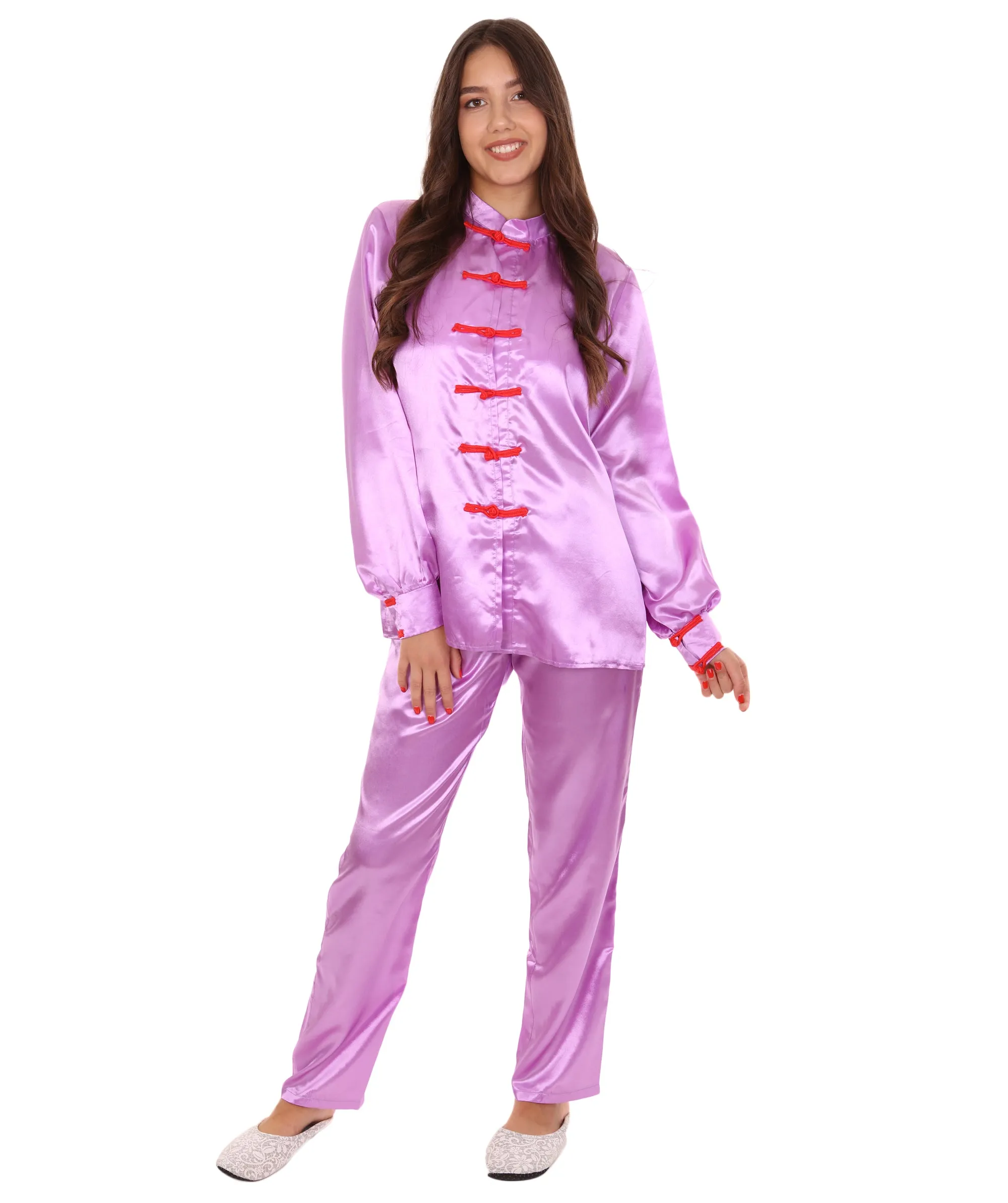 Adult Women's Chinese Traditional Kung Fu Costume | Multiple Color Options Cosplay Costume