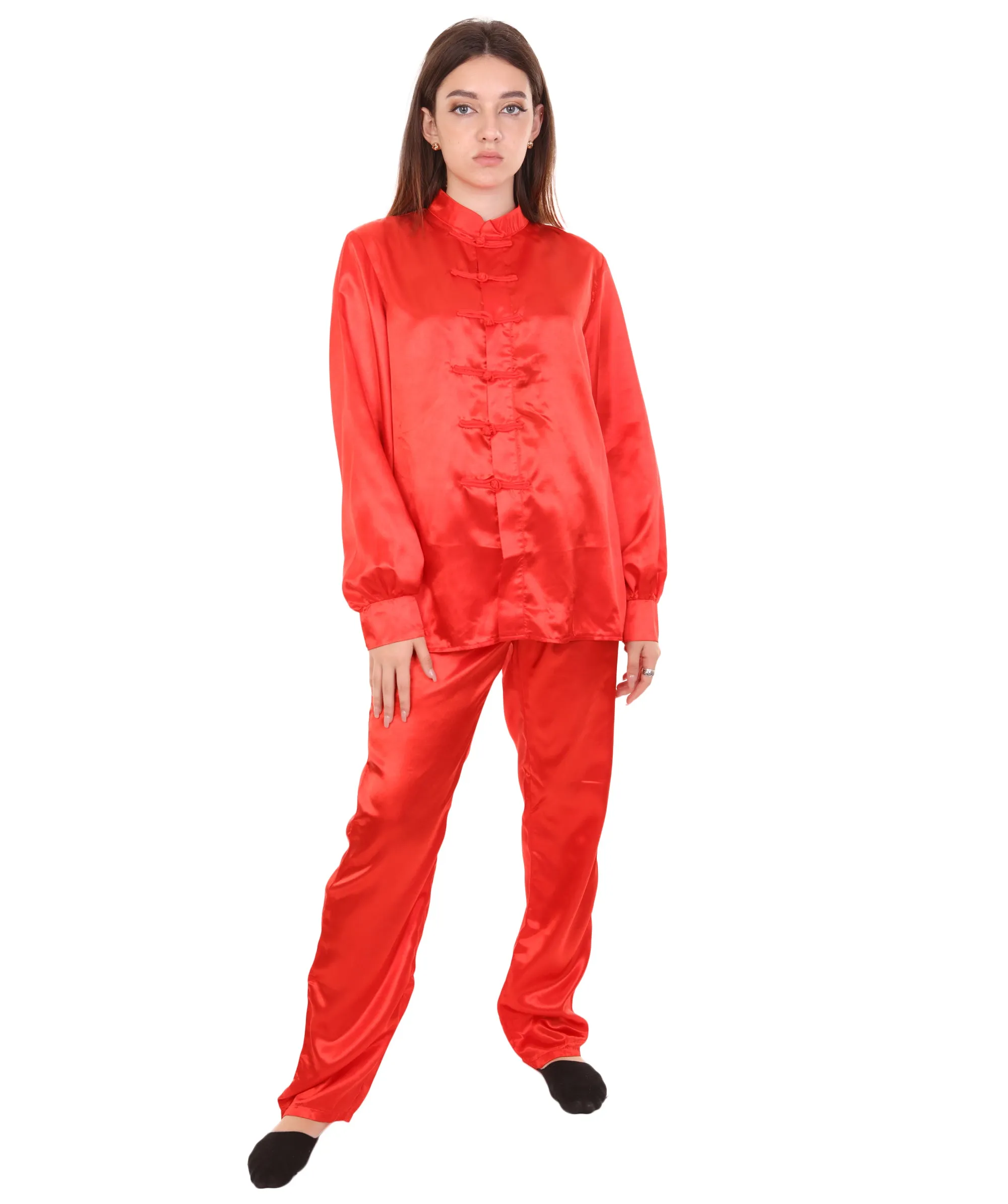 Adult Women's Chinese Traditional Kung Fu Costume | Multiple Color Options Cosplay Costume