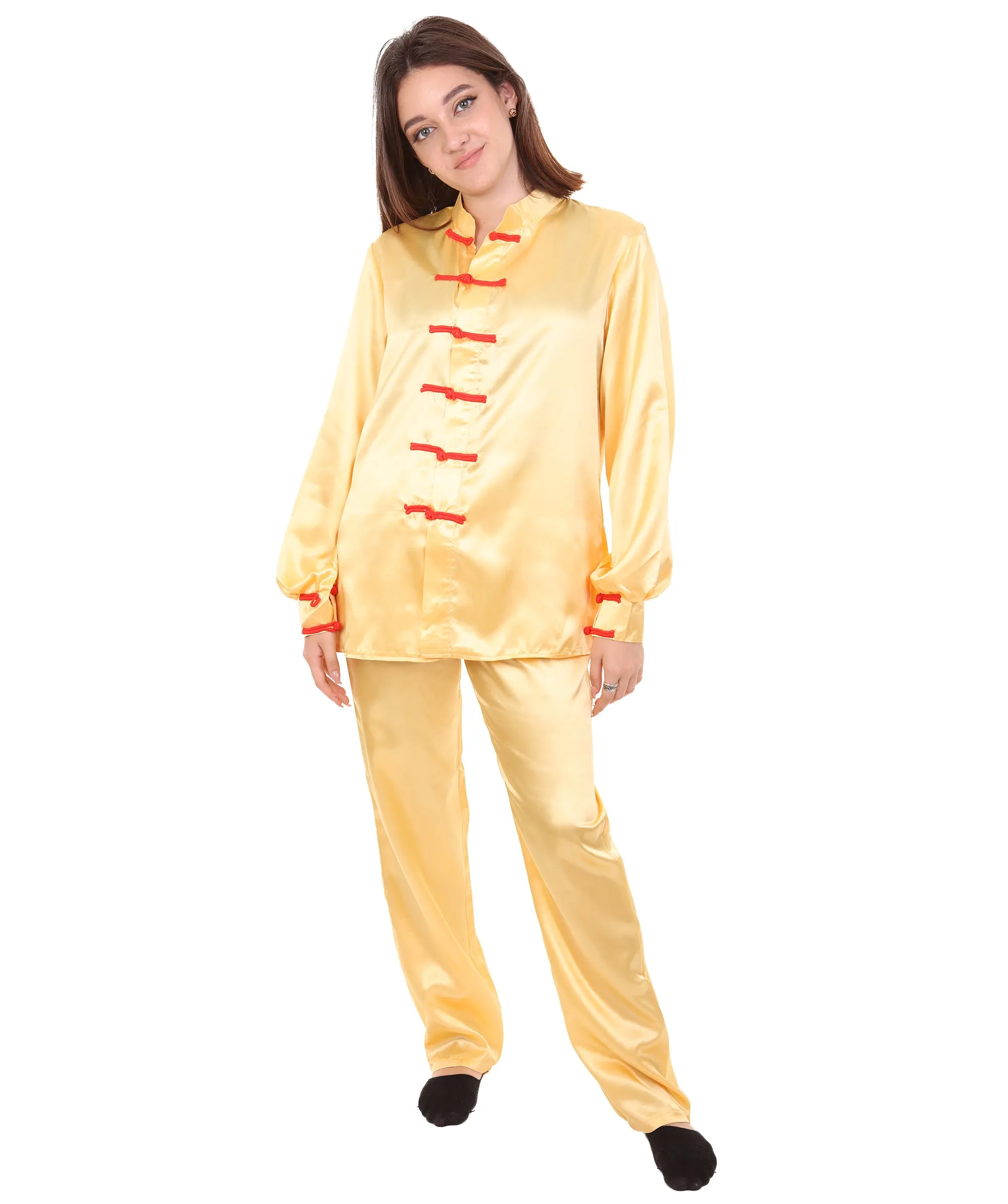 Adult Women's Chinese Traditional Kung Fu Costume | Multiple Color Options Cosplay Costume