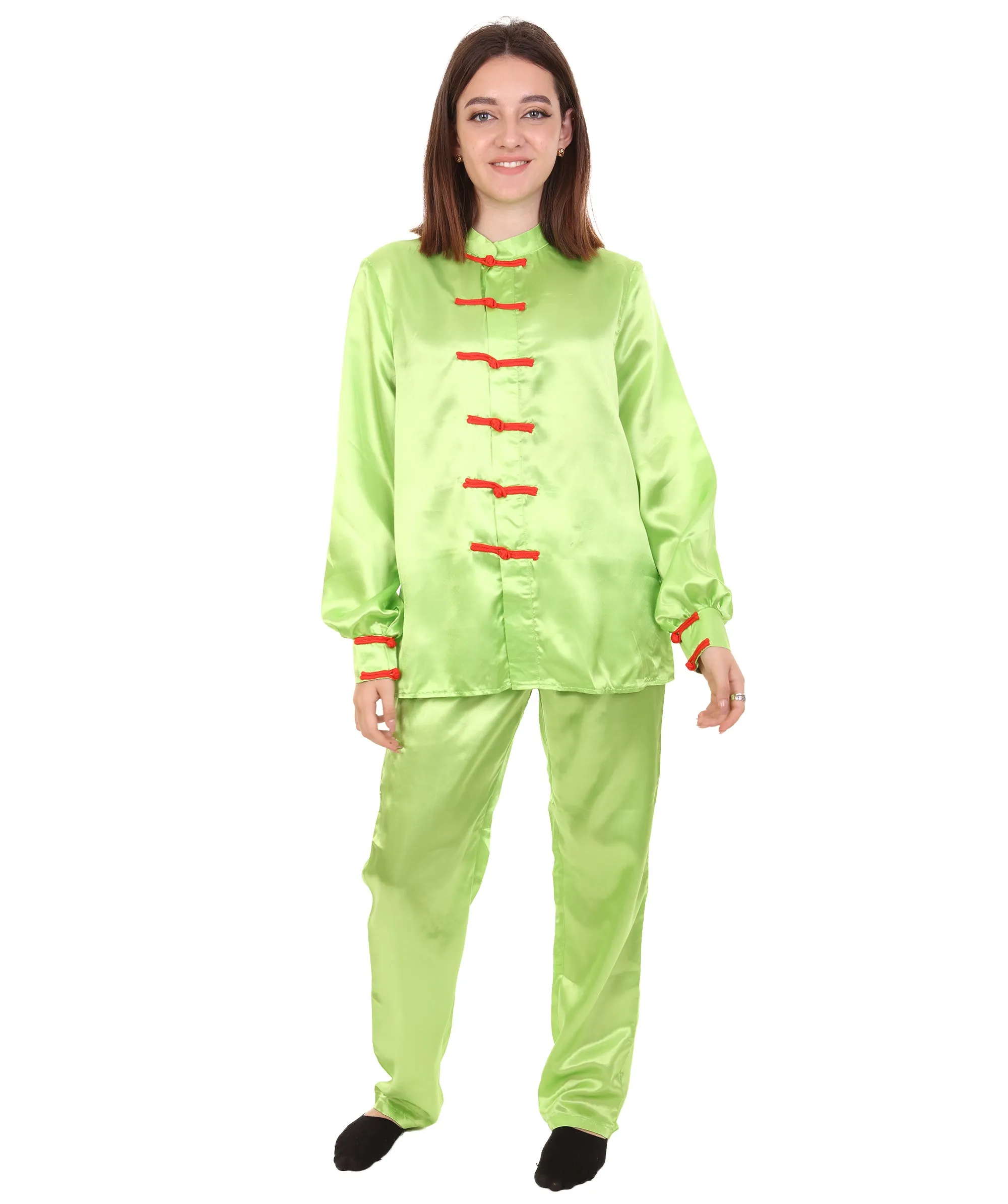 Adult Women's Chinese Traditional Kung Fu Costume | Multiple Color Options Cosplay Costume