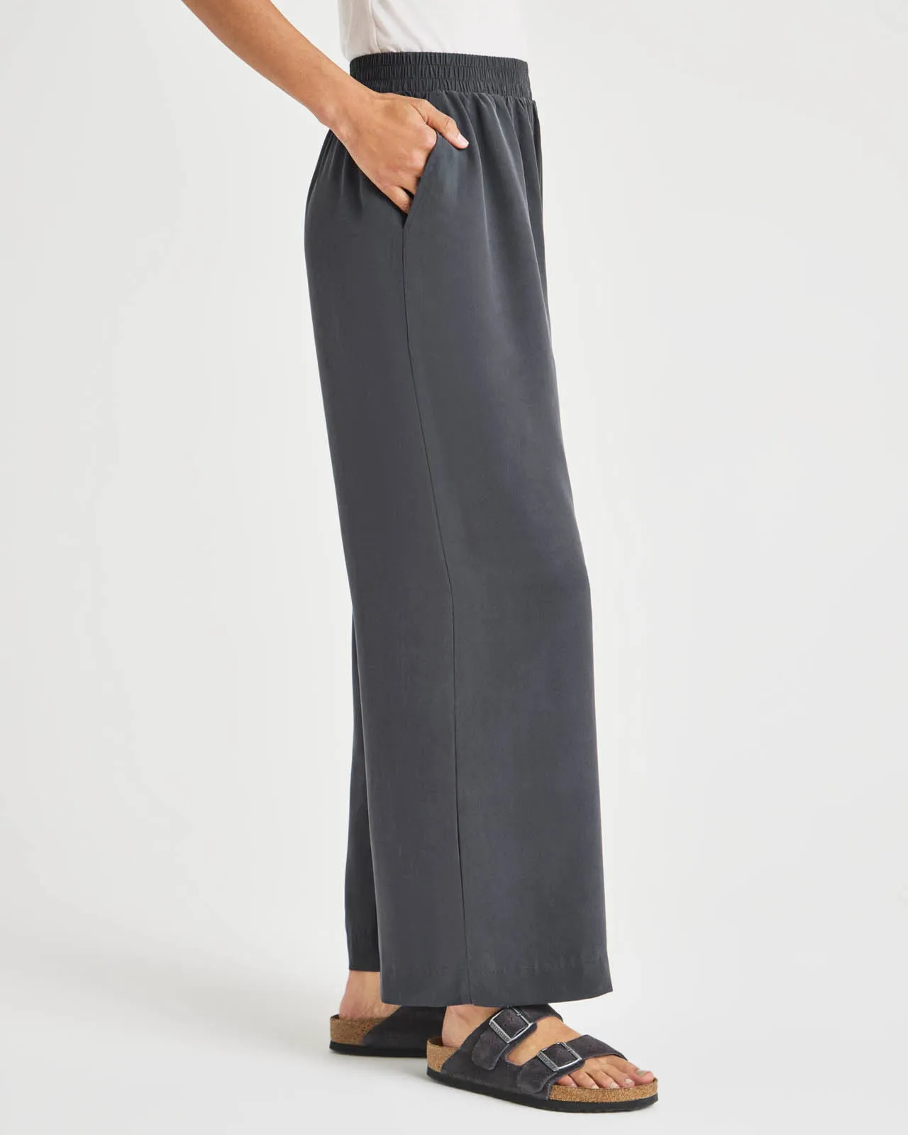 Alessandra Silk Wide Leg Pant