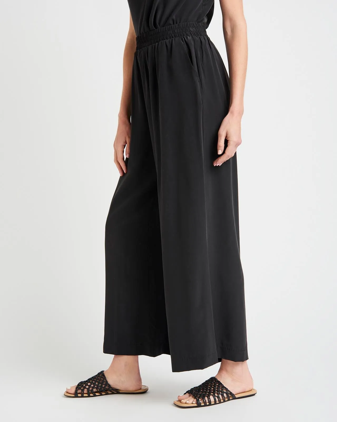 Alessandra Silk Wide Leg Pant