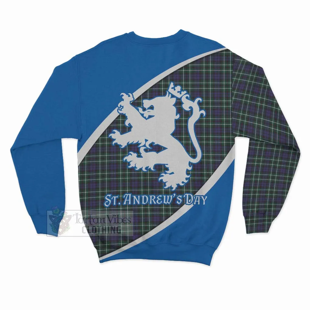 Allardice Family Crest Tartan Sweatshirt Celebrate Saint Andrew's Day in Style