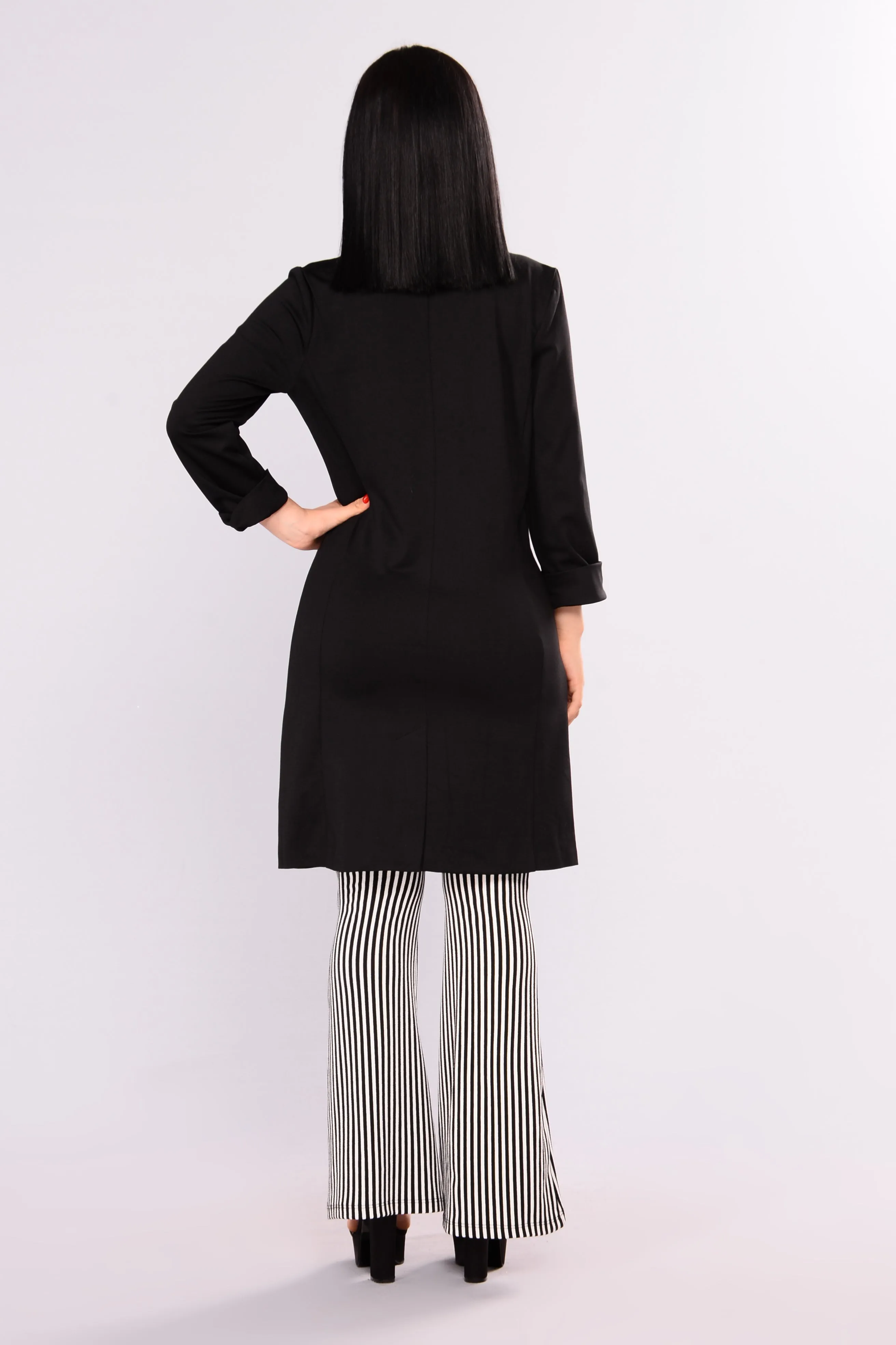 Amy Long Blazer - Black